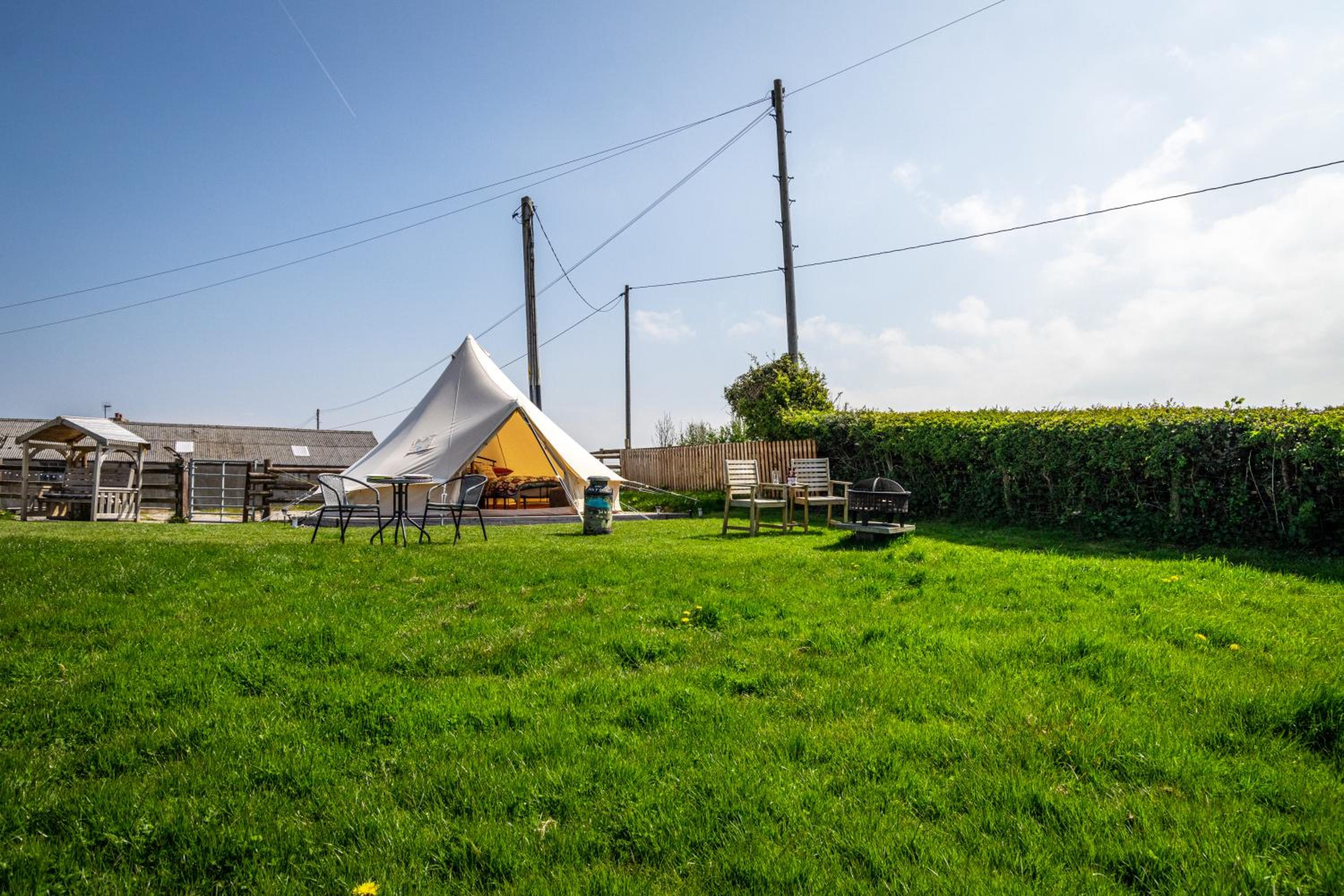 Tryfan Pen Cefn Farm Bell Tent view 5