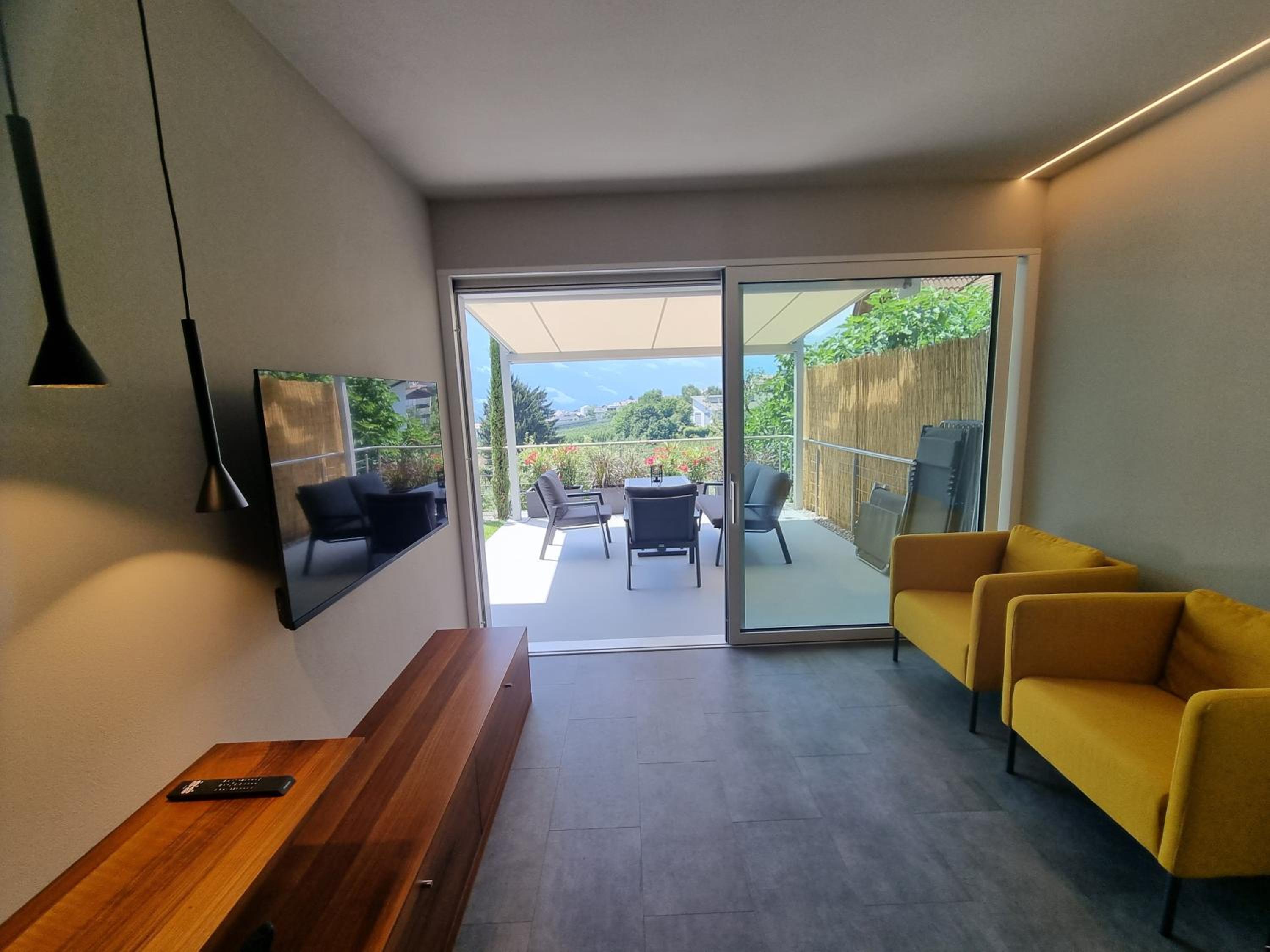 Appartement Mayr en Parcines — balance & terrace
