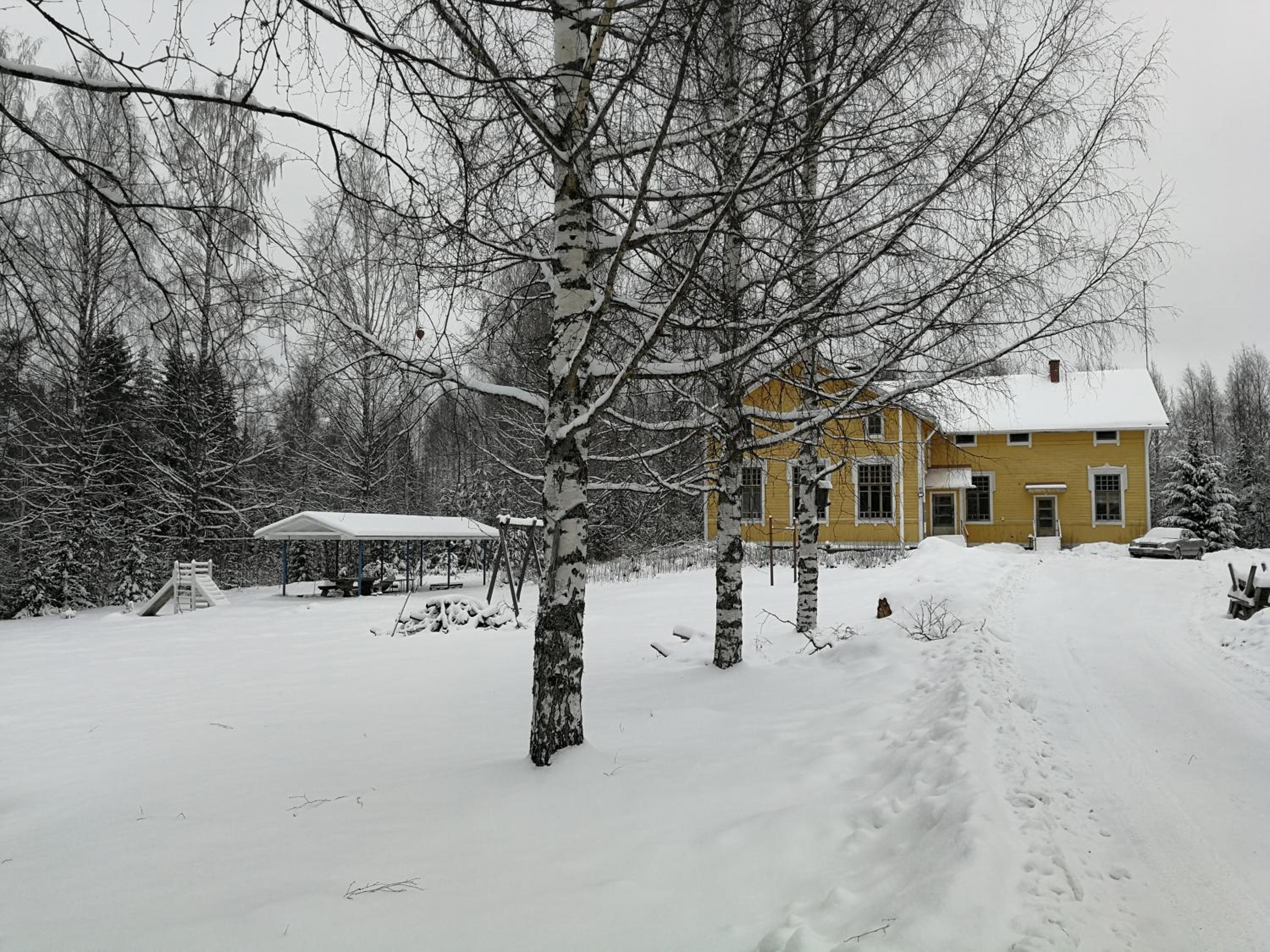 Old village school view 2