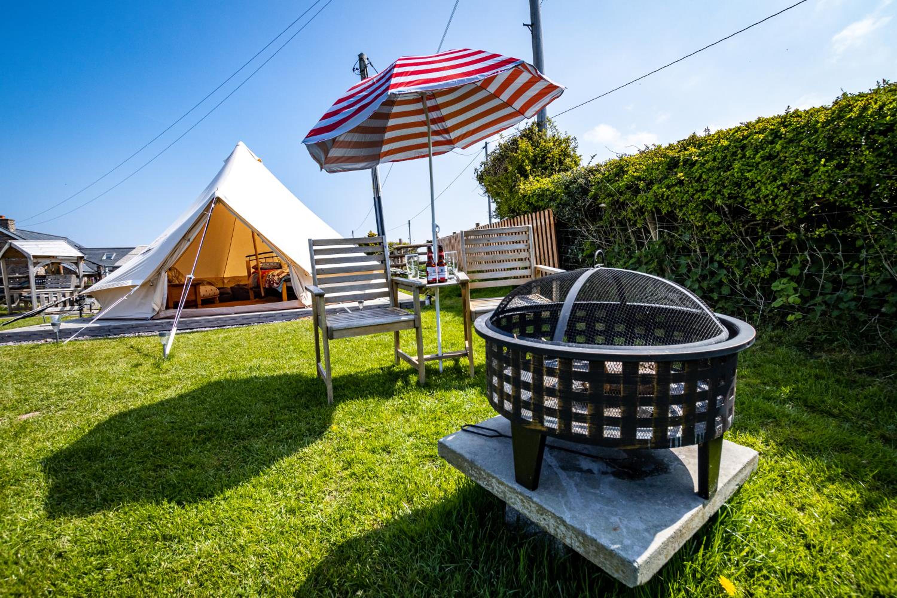 Tryfan Pen Cefn Farm Bell Tent view 4