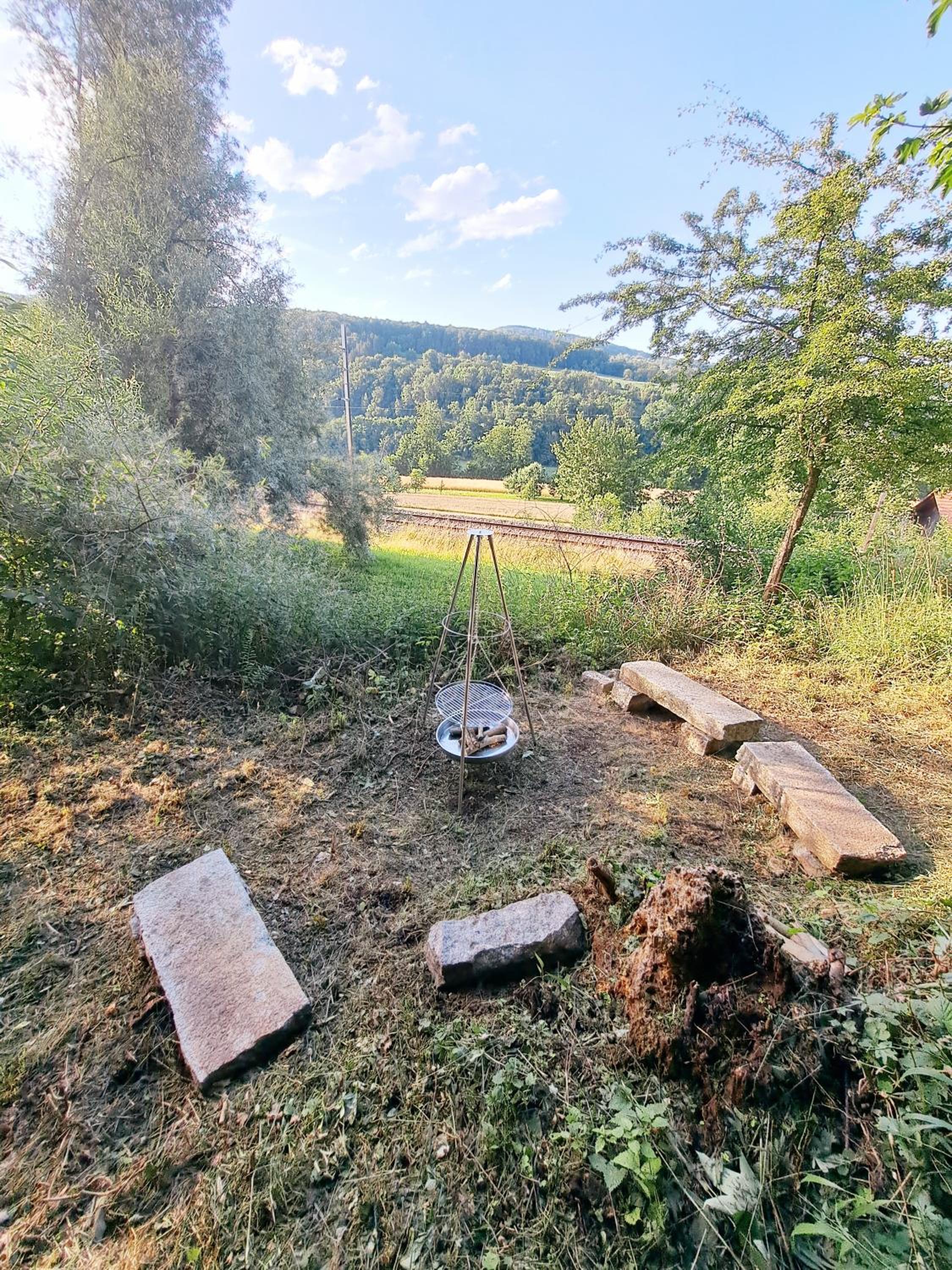Autarkes Tiny House mit Rheinblick view 3