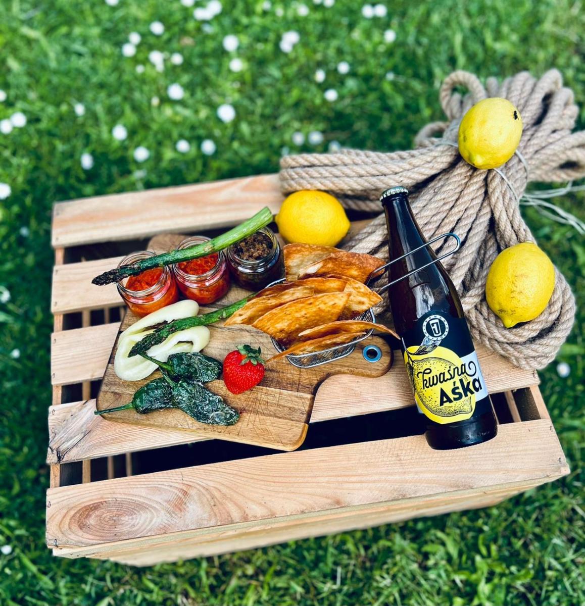outdoor BBQ area