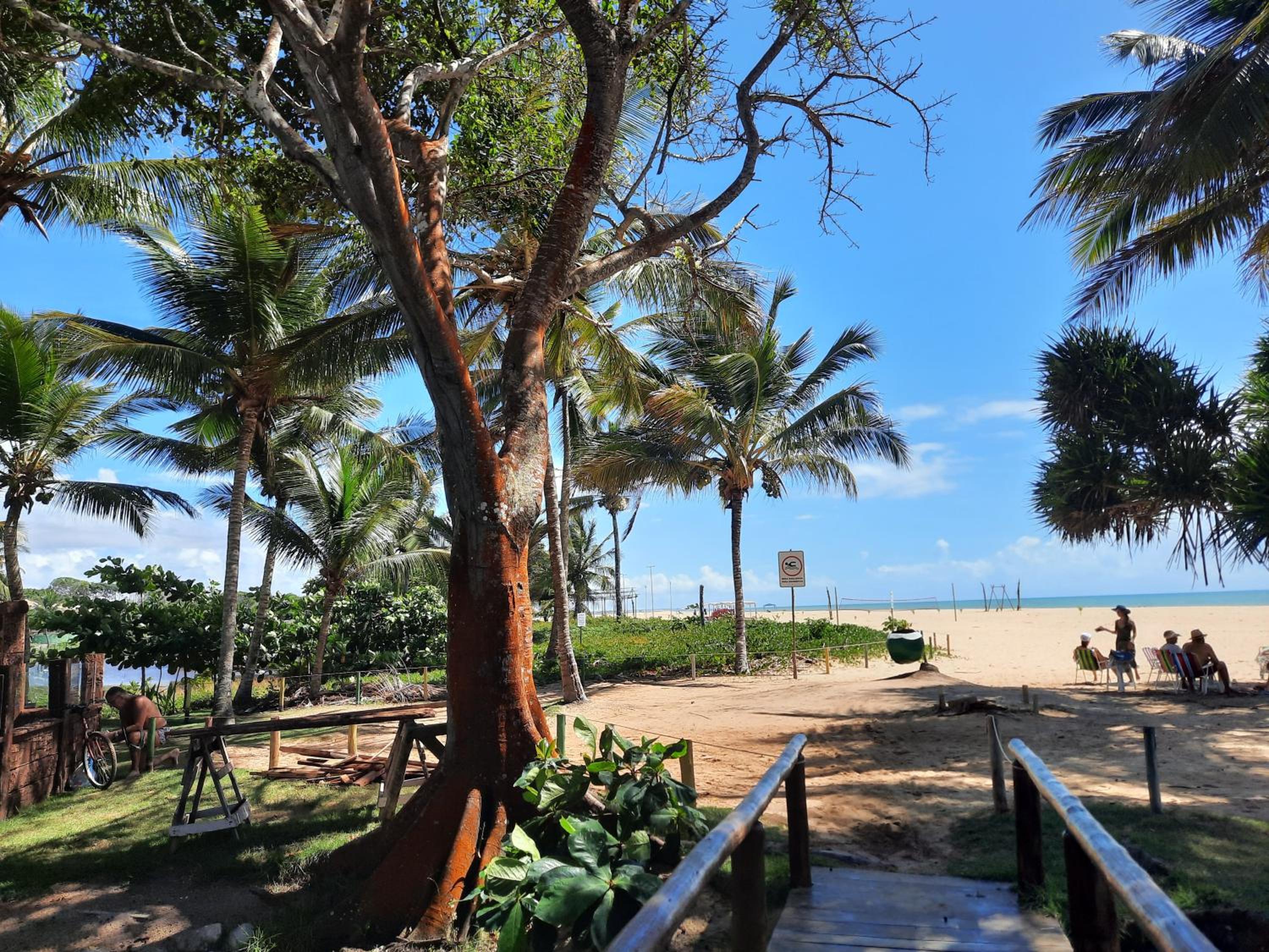 Bangalô 12 na praia de Guaratiba, Prado, ba