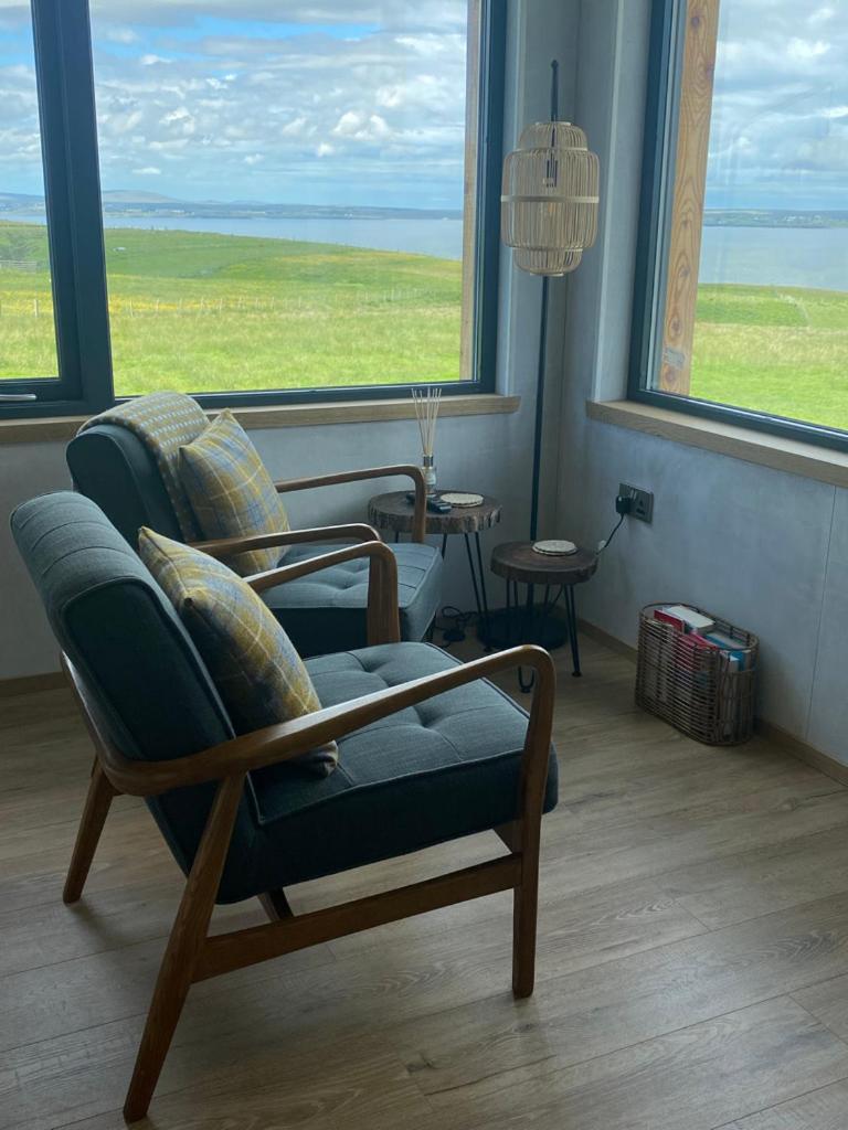 Unique luxurious cabin on sea view working croft view 3