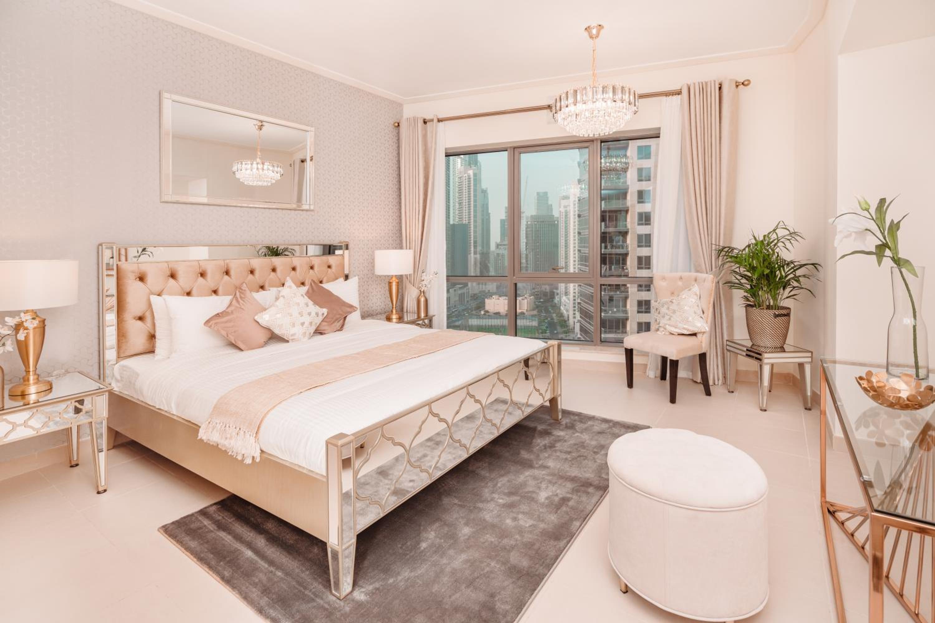 Elite Royal Apartment - Panoramic Full Burj Khalifa, Fountain & Skyline view - Imperial - 2 bedrooms & 1 open bedroom without partition