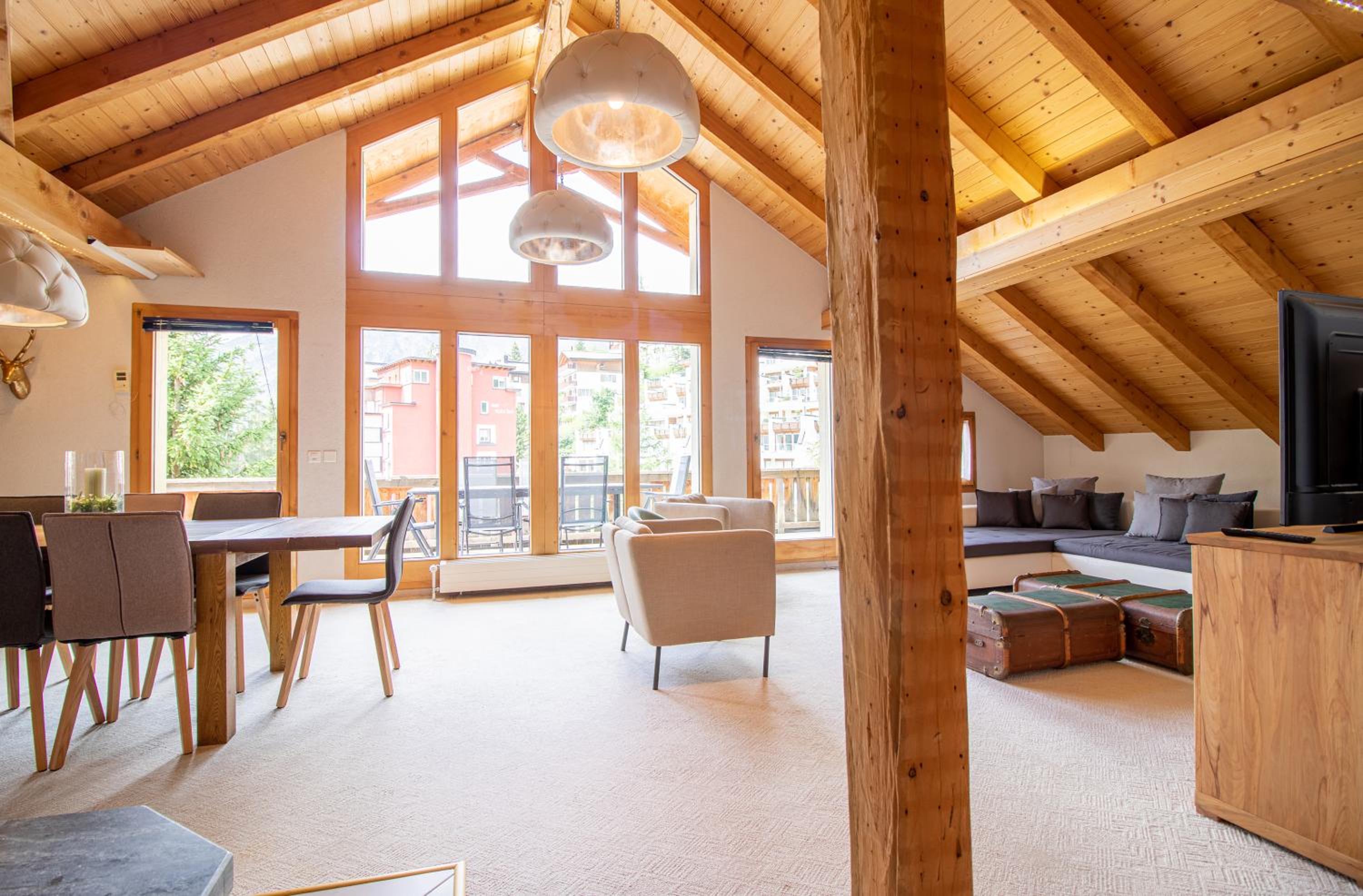 Penthouse im Haus Padrun -Weisshornbahn-Arosa Zentrum-Top Lage