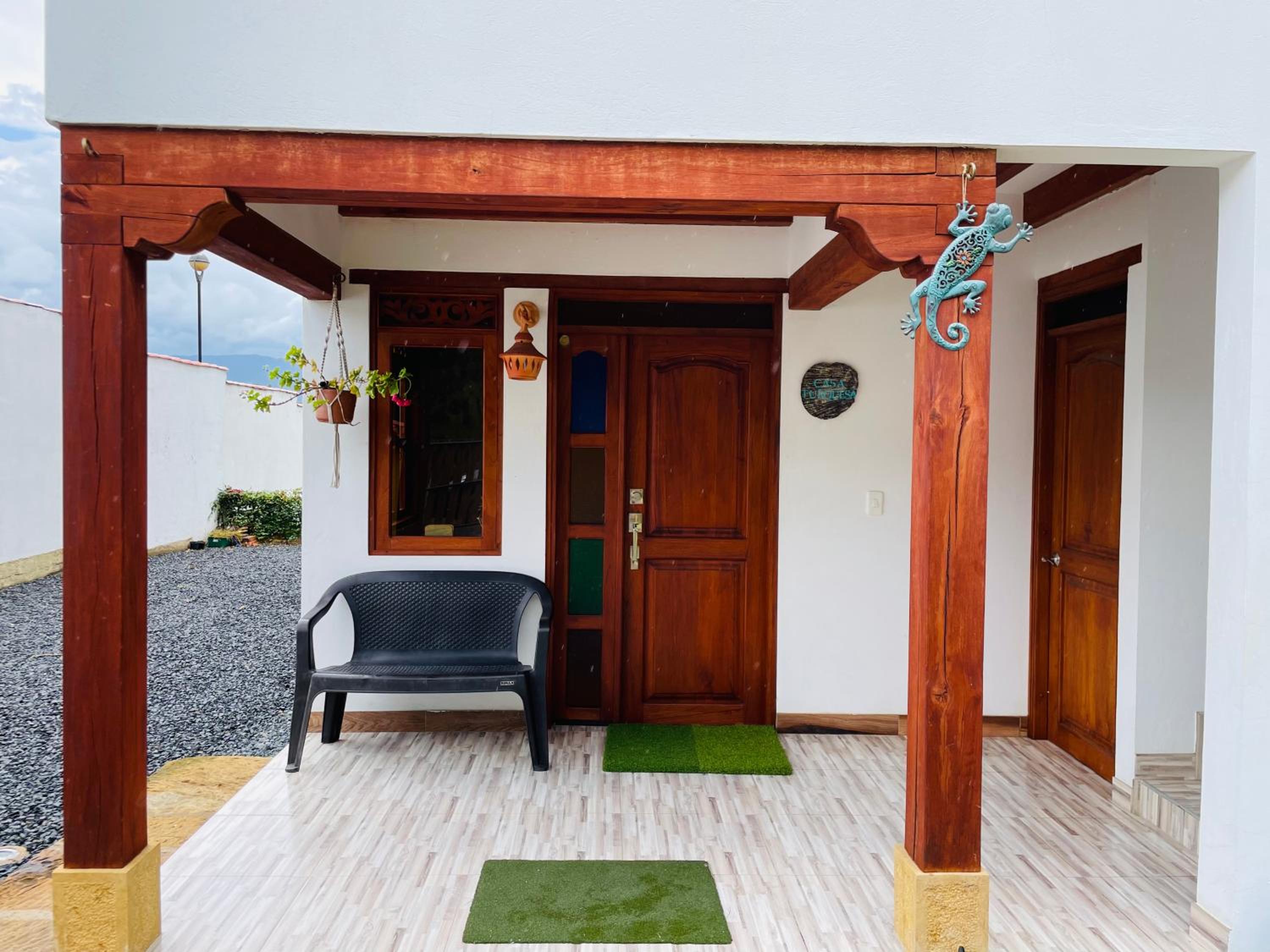 Casa turquesa