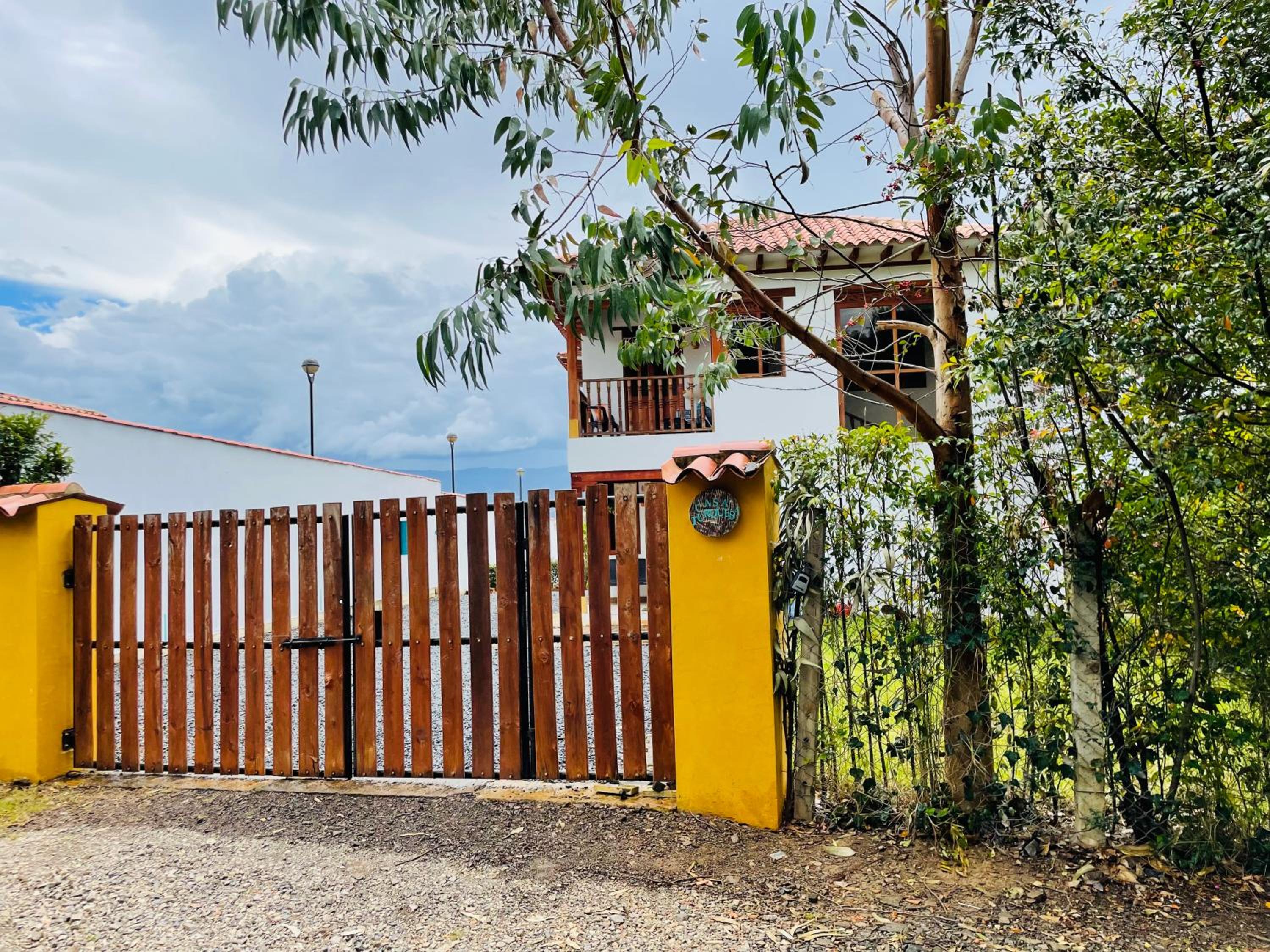 Casa turquesa