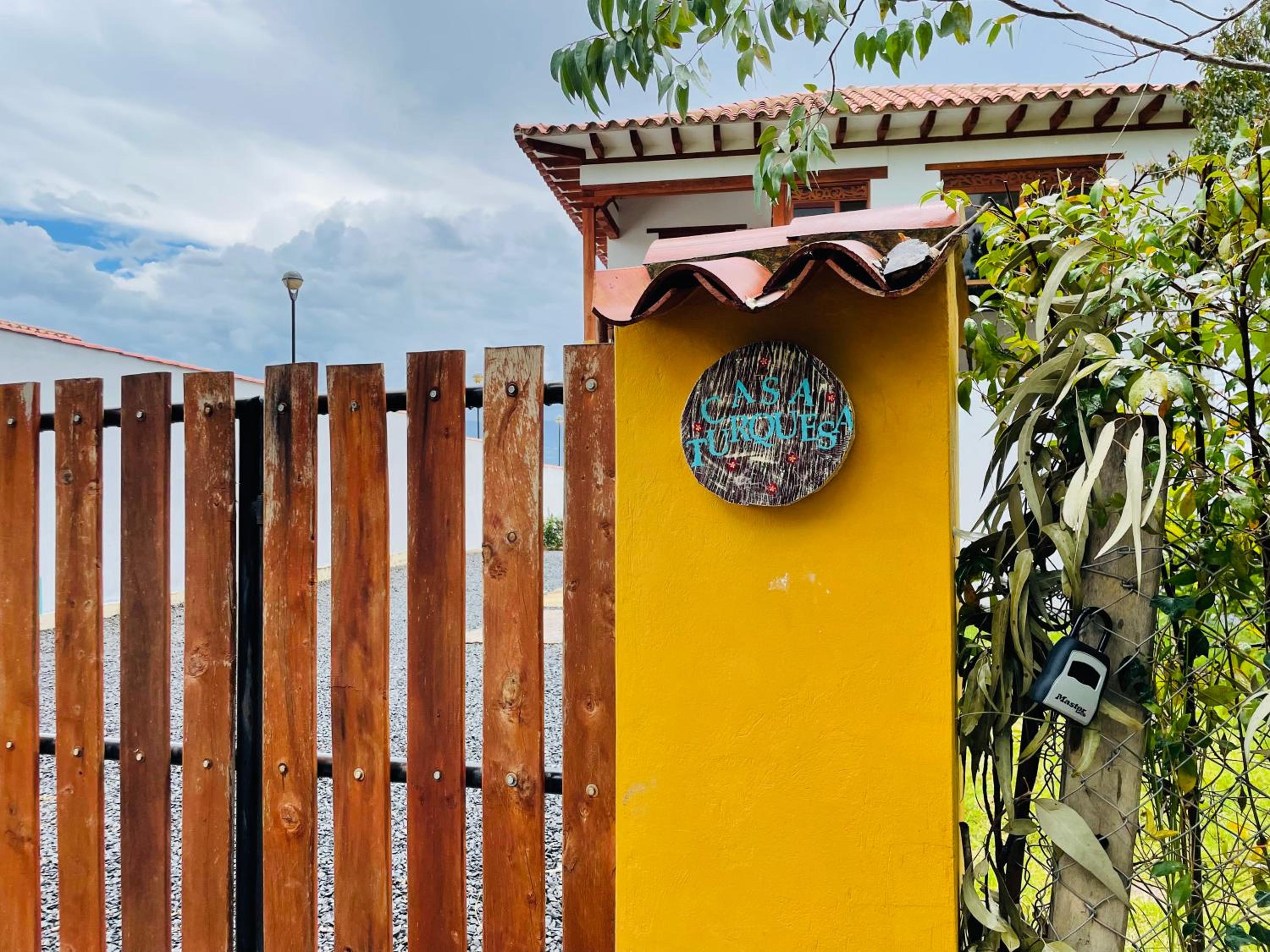 Casa turquesa