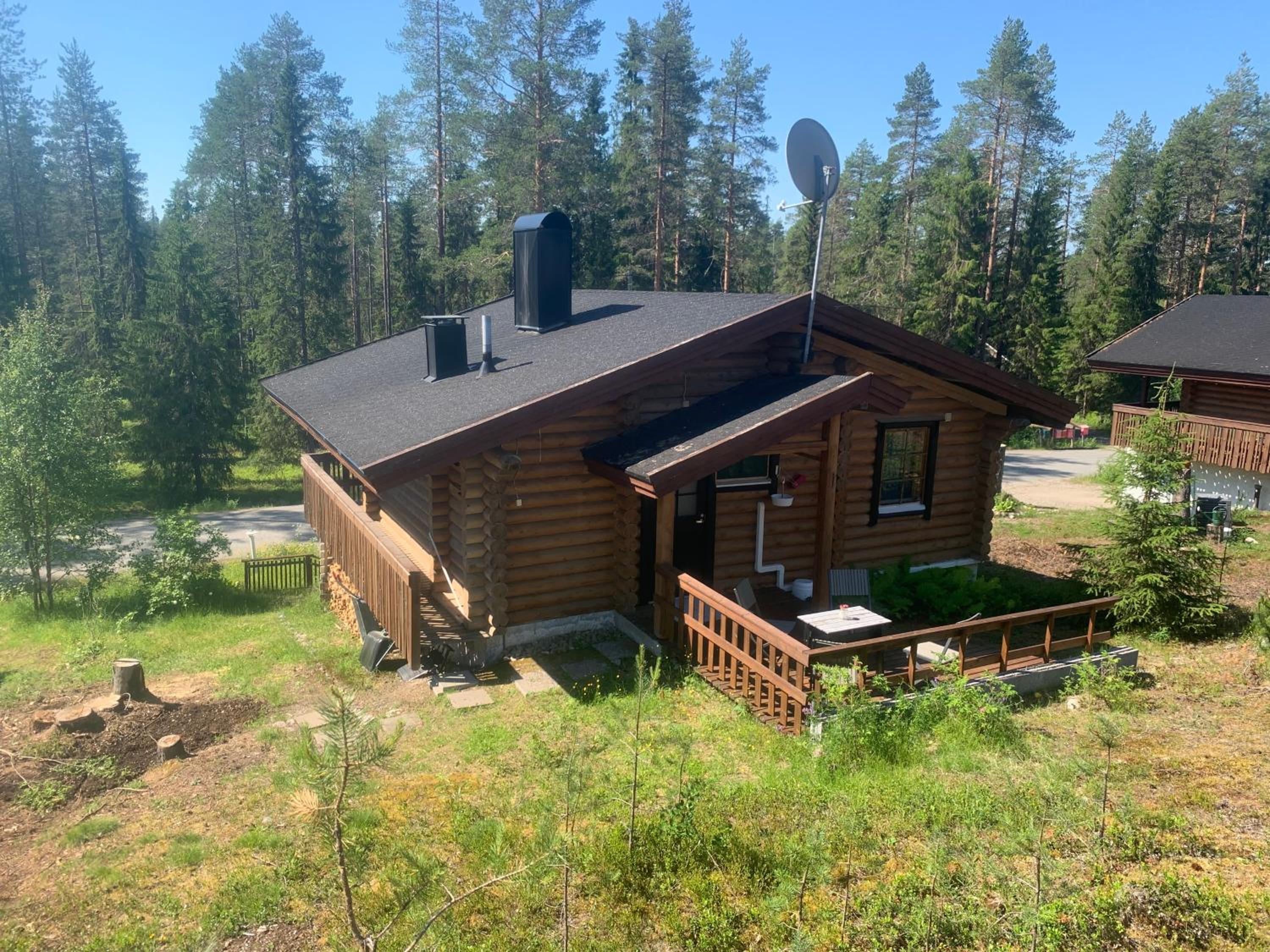 Mökki Uutela Taivalkoski view 2