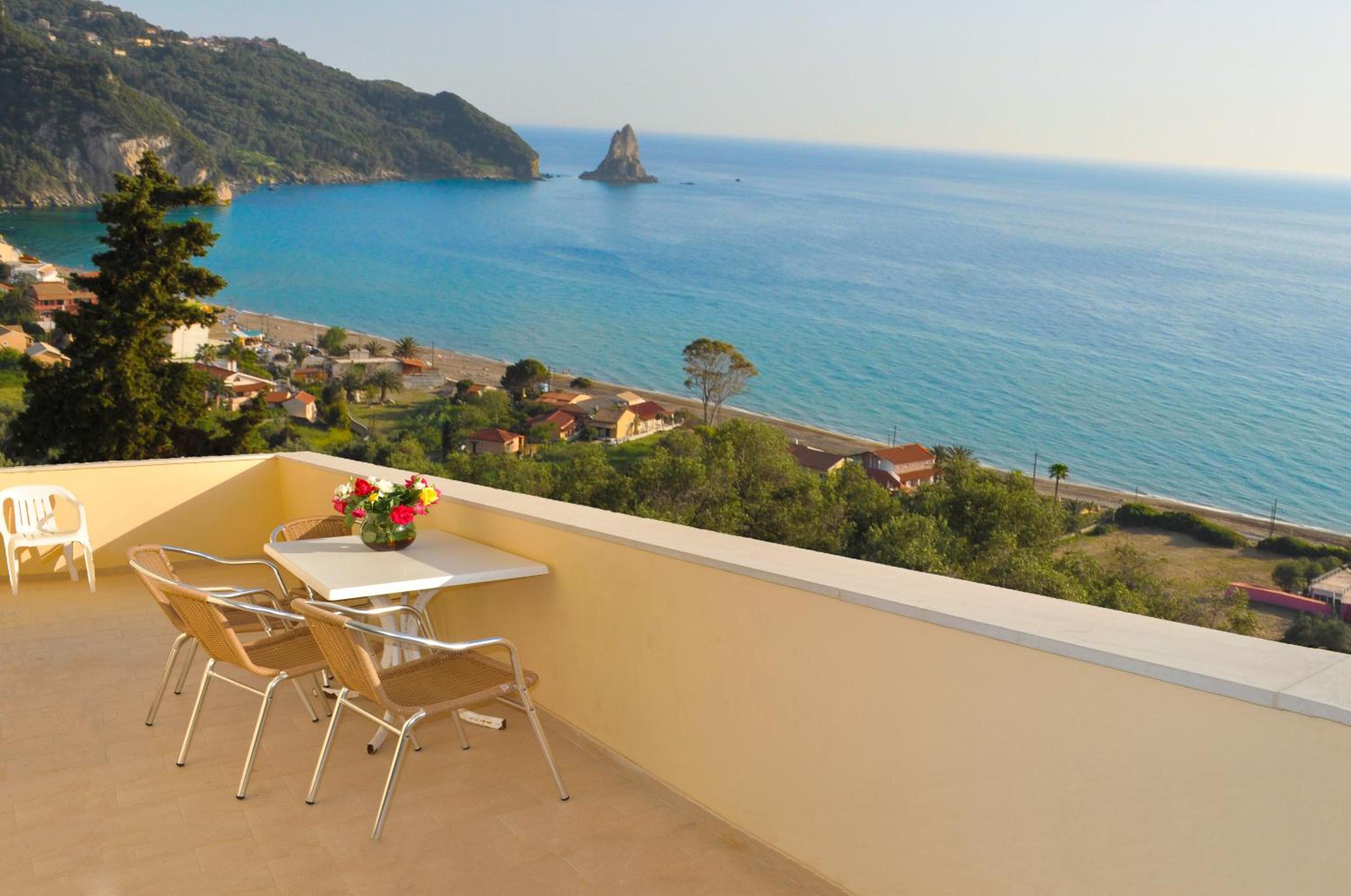 Holiday Apartments Maria with pool and Gorgeous View - Agios Gordios Beach view 3