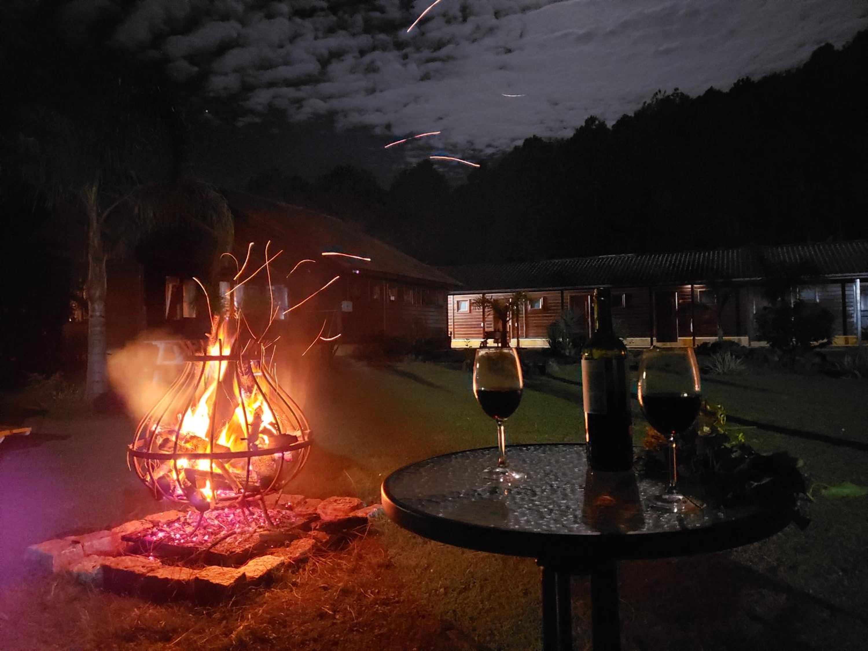 outdoor BBQ area
