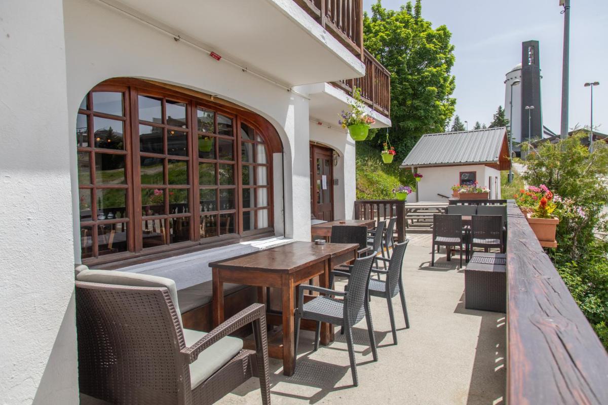 outdoor BBQ area