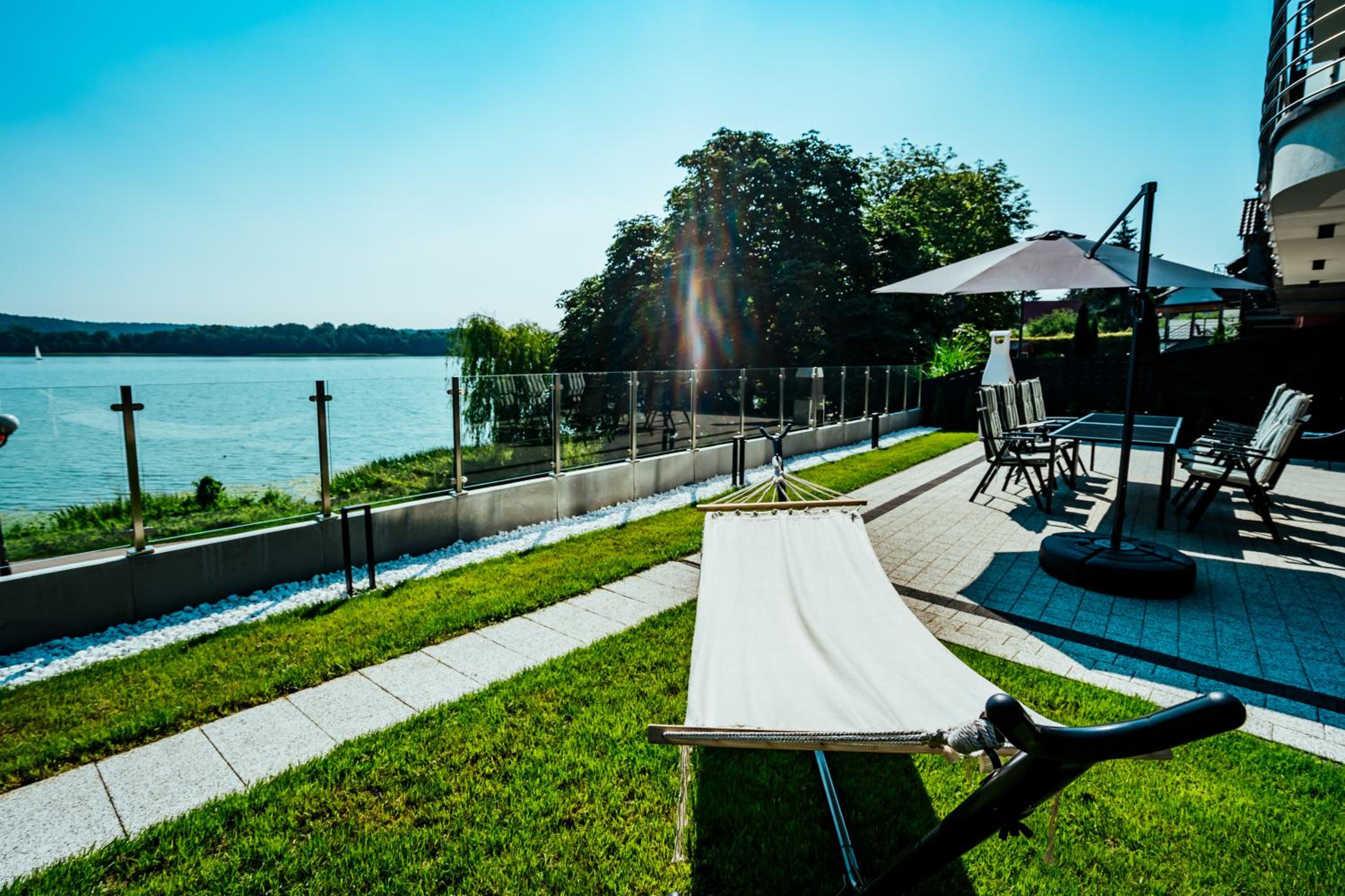 outdoor BBQ area