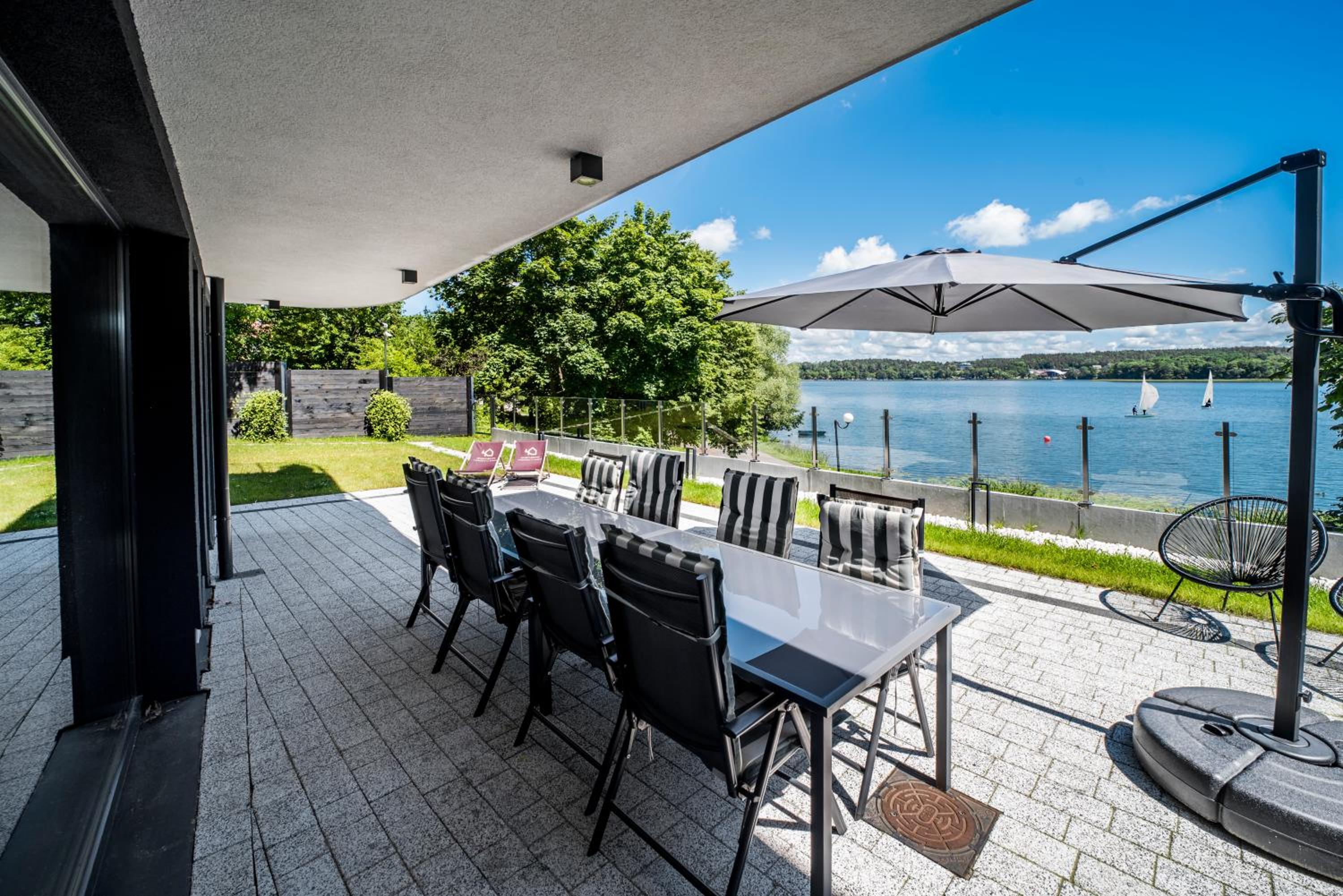 outdoor BBQ area