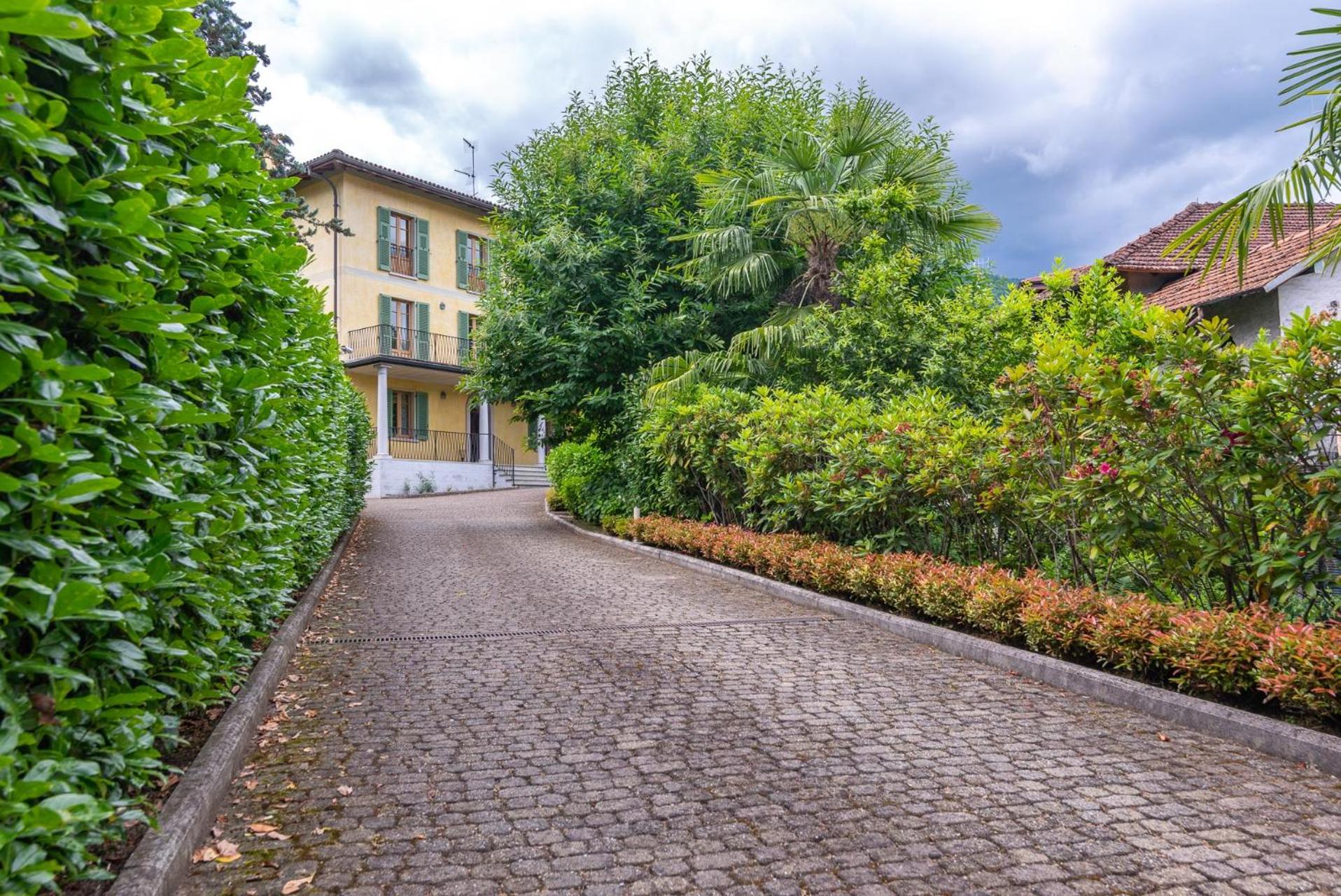 The Ortensia, our Room with Lake View, Spacious Park-Facing Balcony and Private External Bathroom at the Villa Isabella Stresa view 2