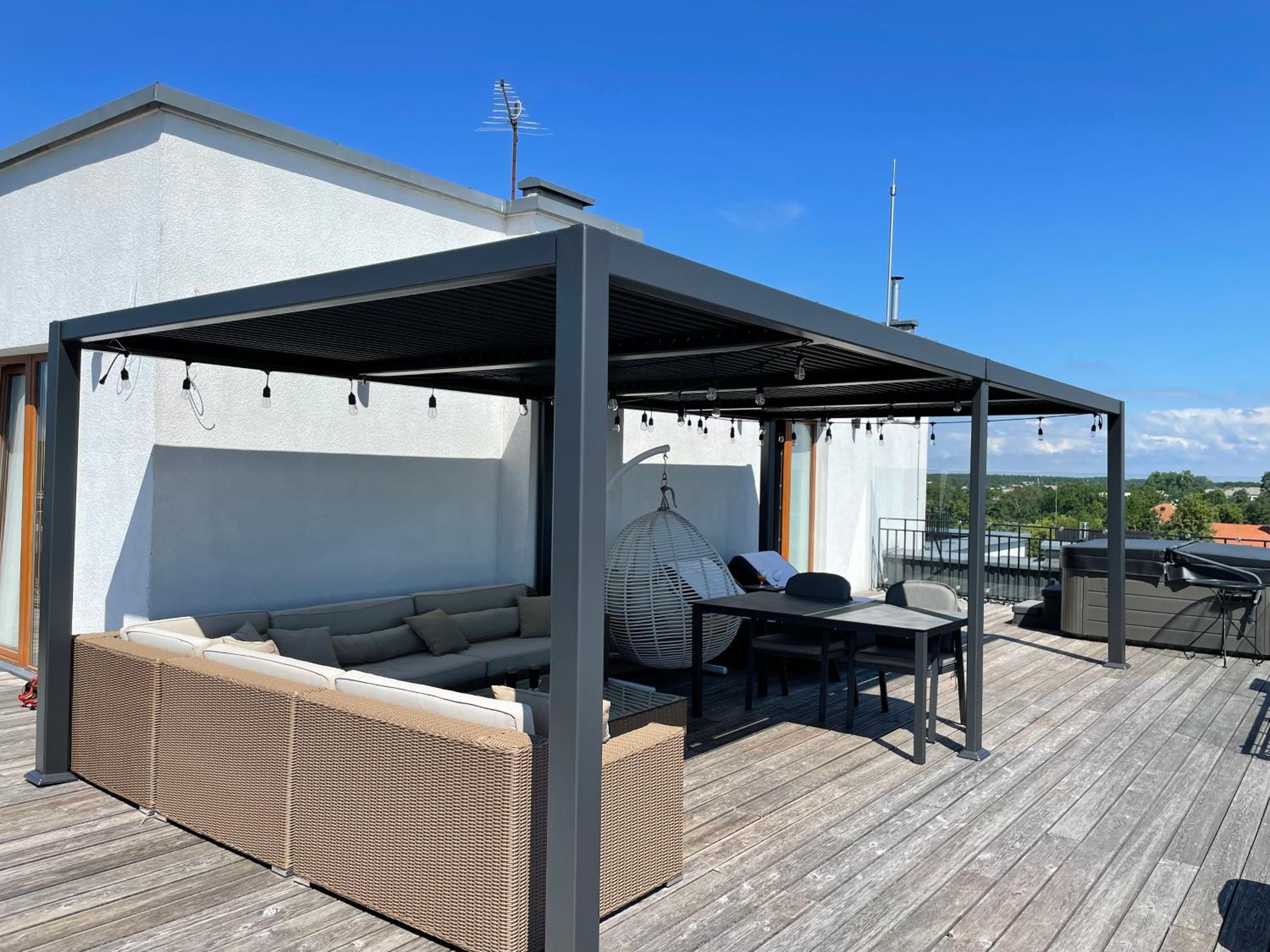 Sea View Penthouse Terrace Palanga Old Town view 4