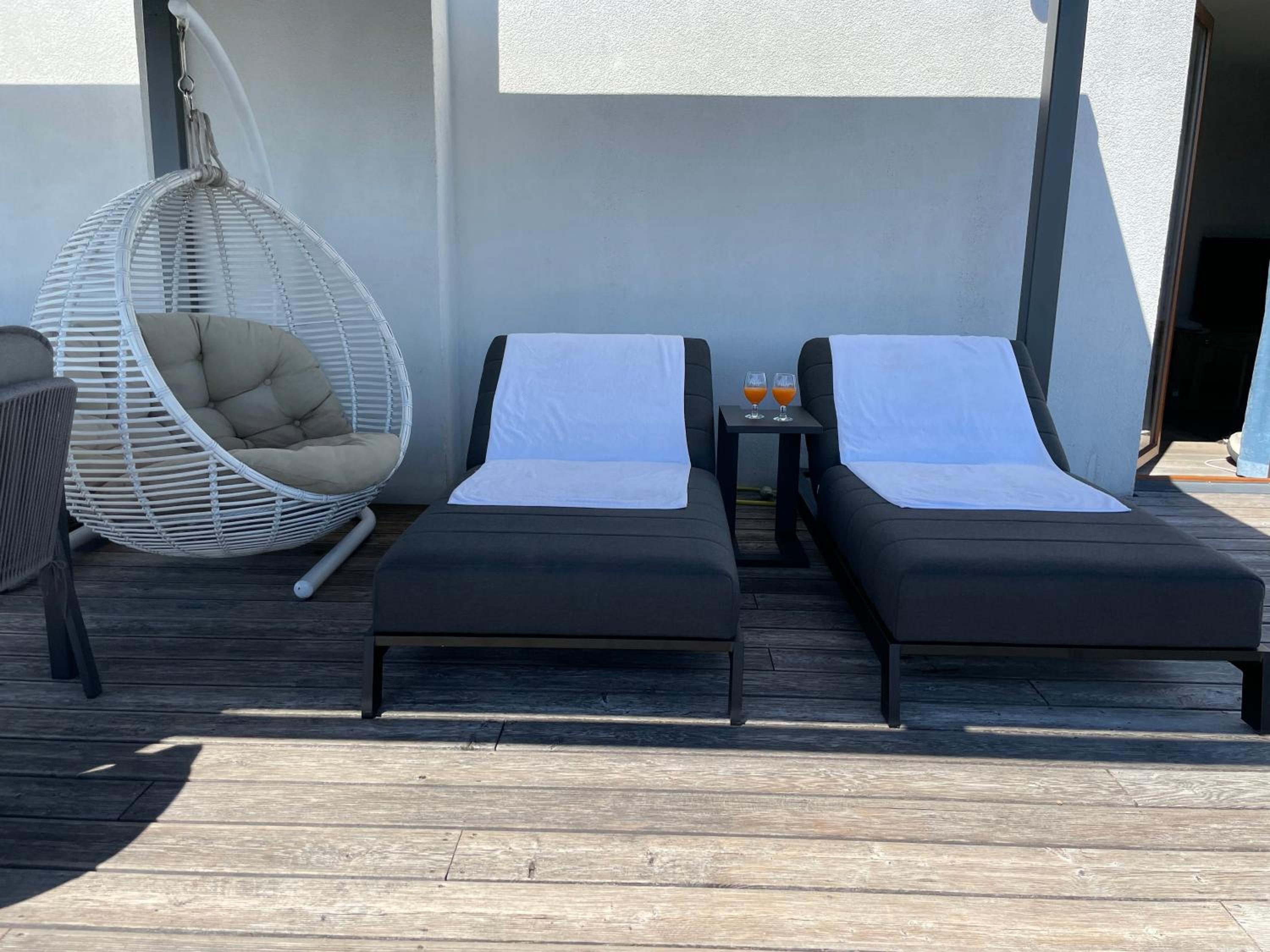Sea View Penthouse Terrace Palanga Old Town view 2