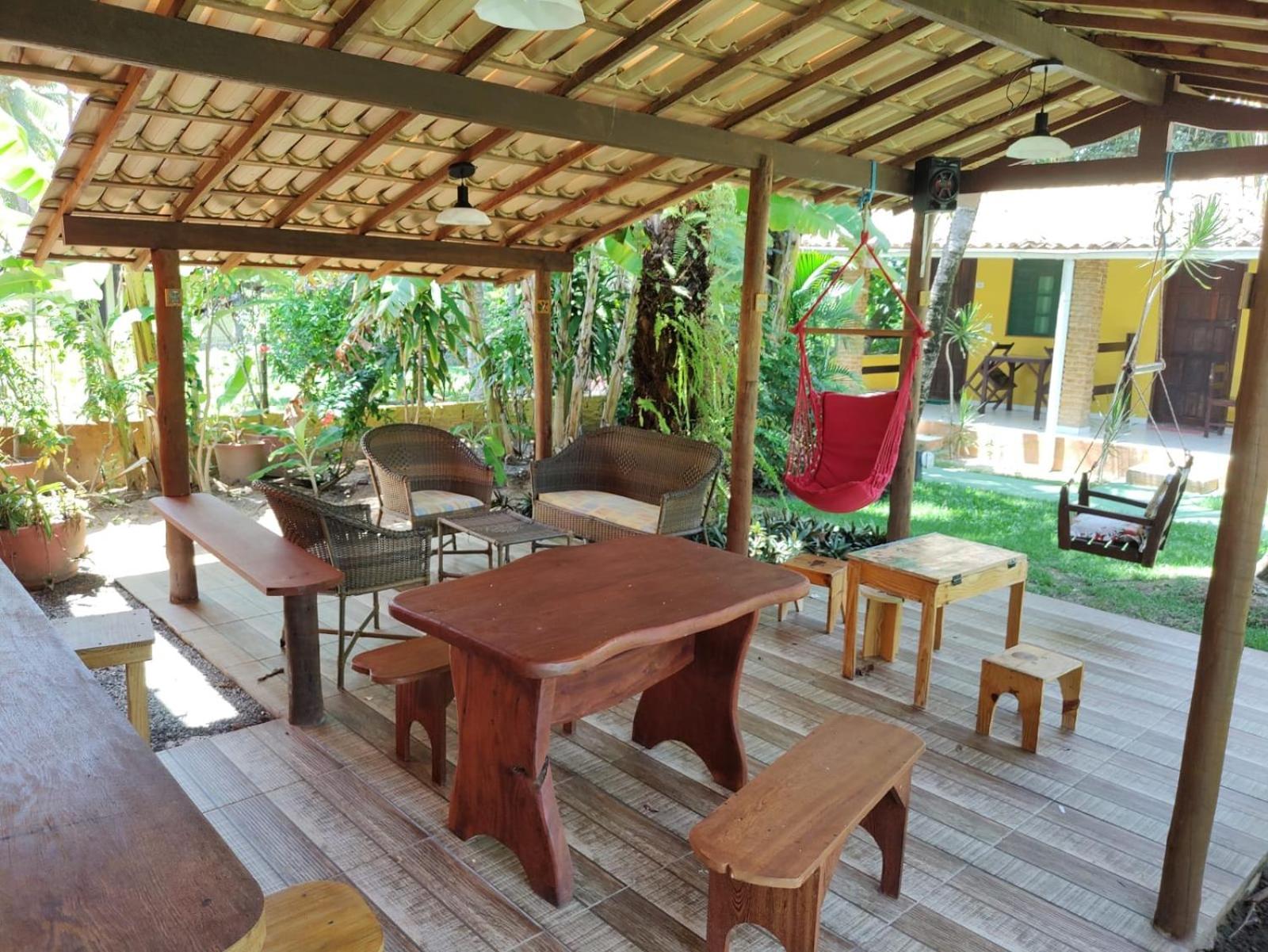 outdoor BBQ area