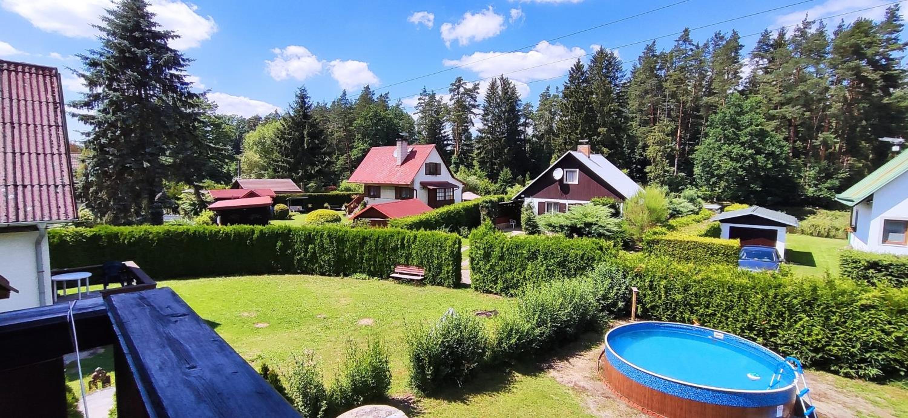 Chata Mareček - v lesní osadě u řeky Lužnice