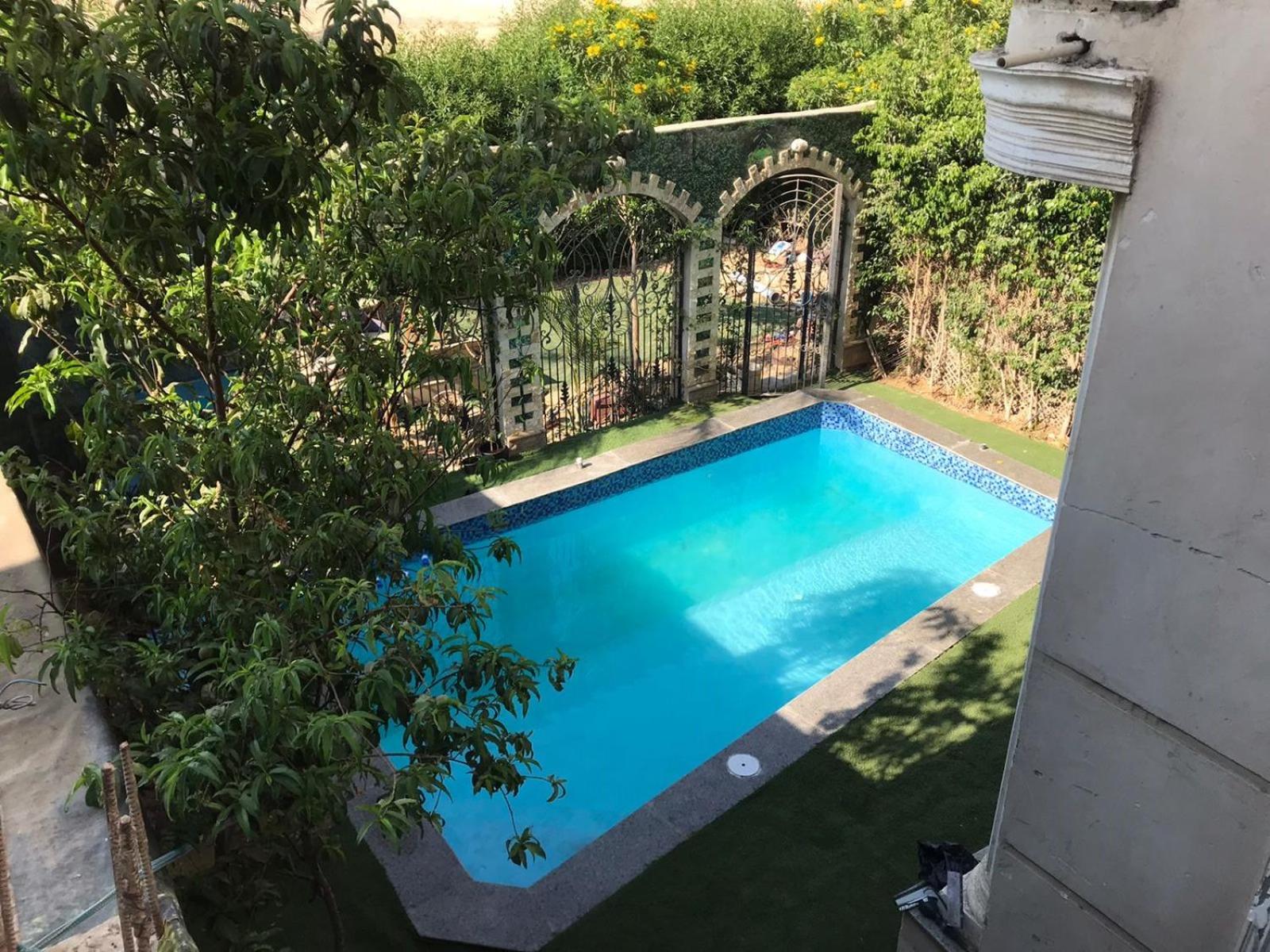 Villa with coverable warm private pool in zayd compound view 2