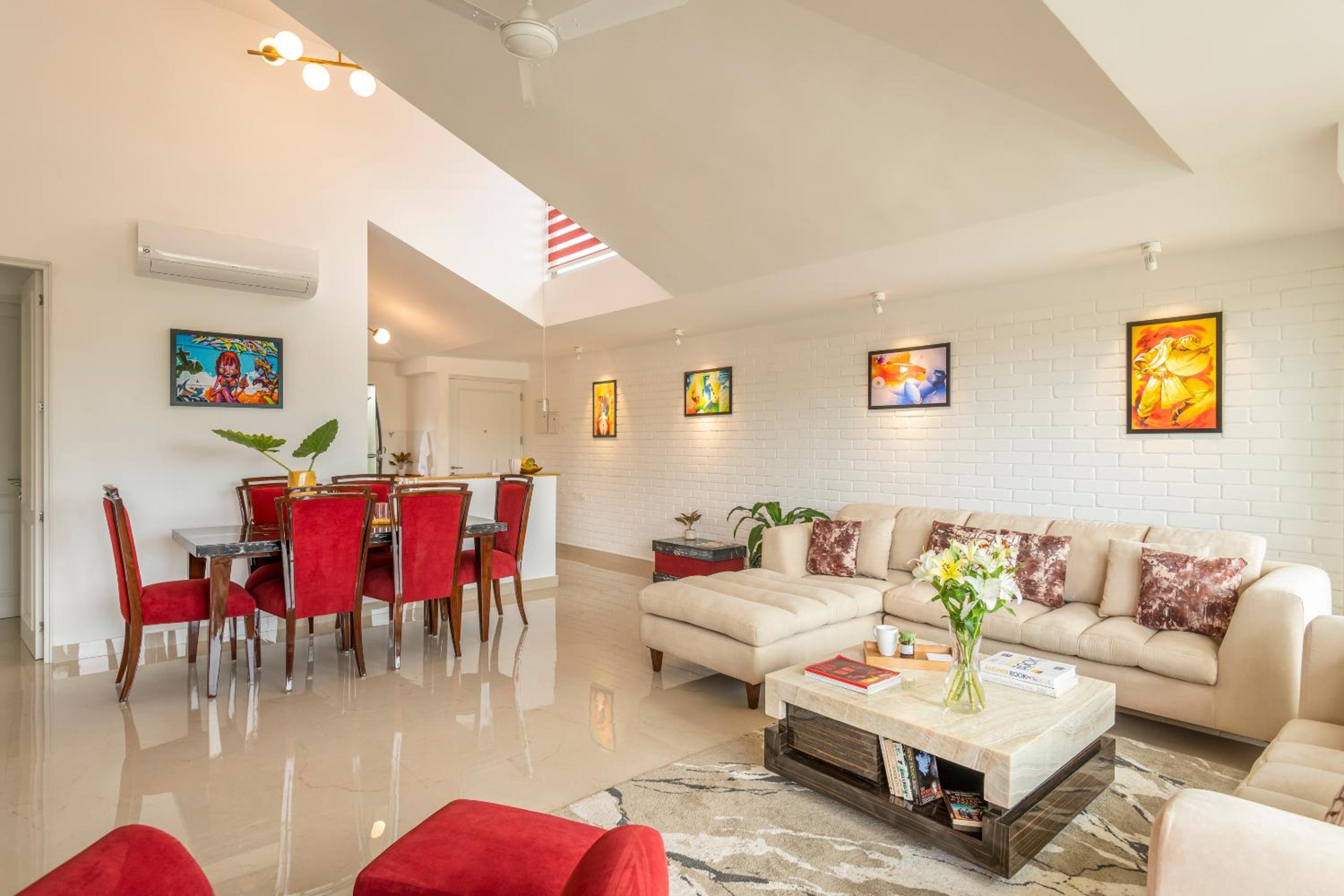 El Sereno by The Blue Kite - 2 BHK Stylish Apartments In Vagator with Garden- 10 minutes drive to Vagator Beach