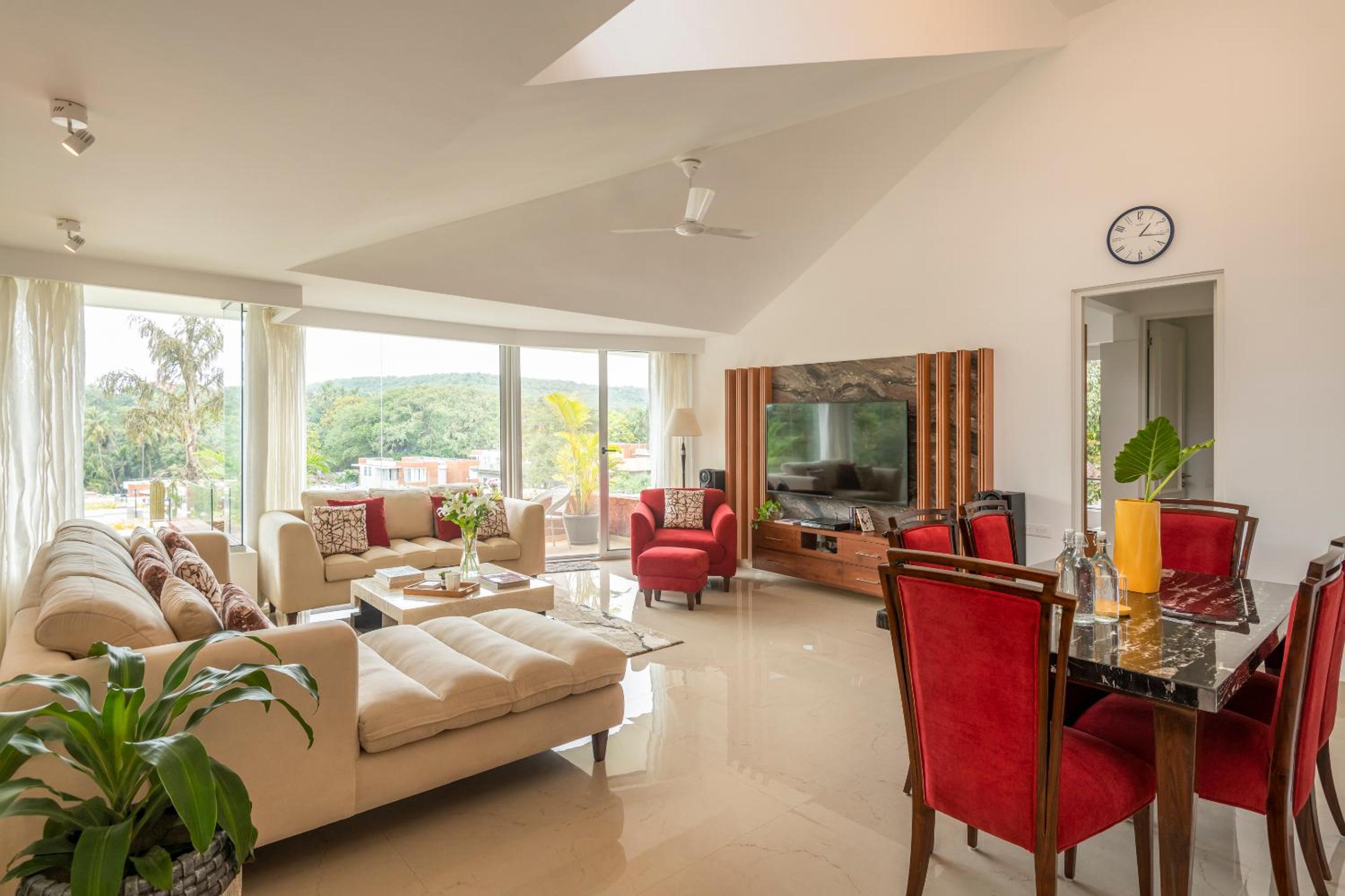 El Sereno by The Blue Kite - 2 BHK Stylish Apartments In Vagator with Garden- 10 minutes drive to Vagator Beach