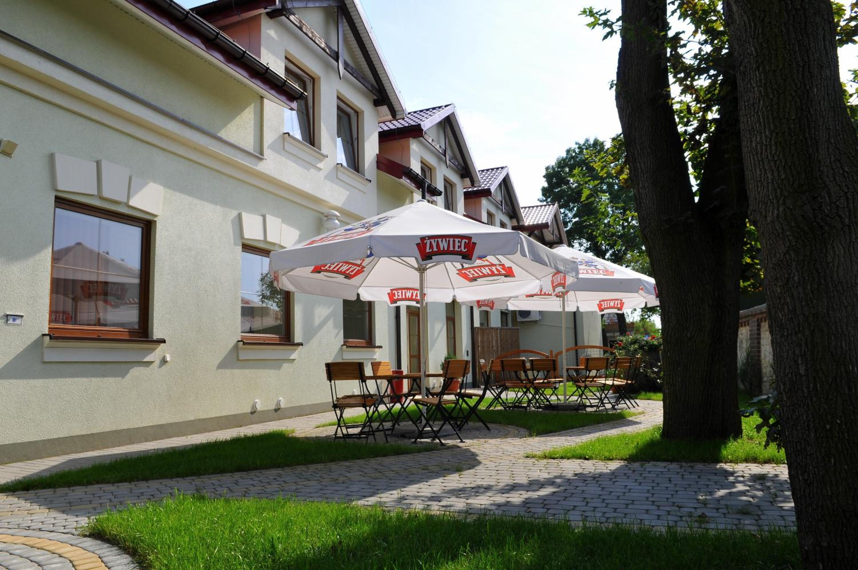 outdoor BBQ area