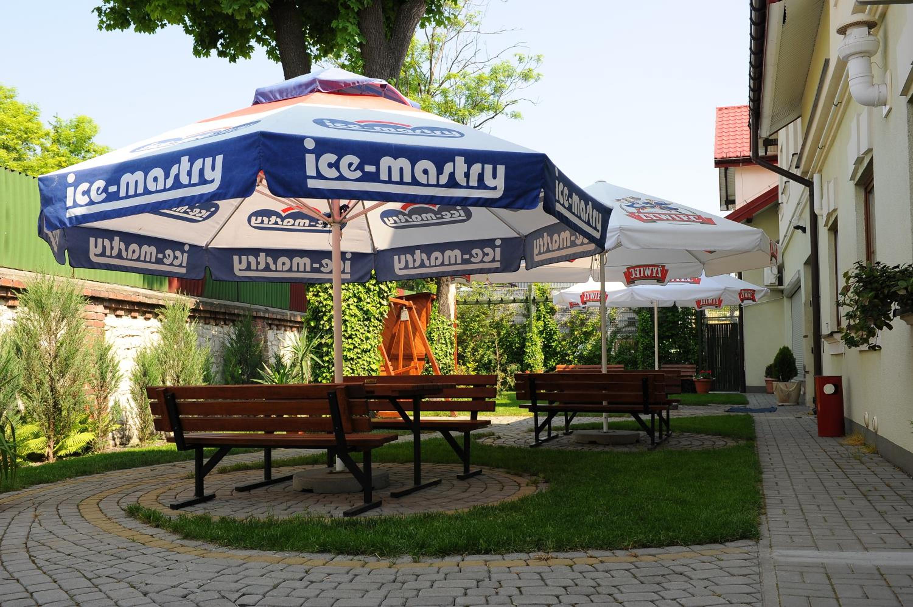 outdoor BBQ area