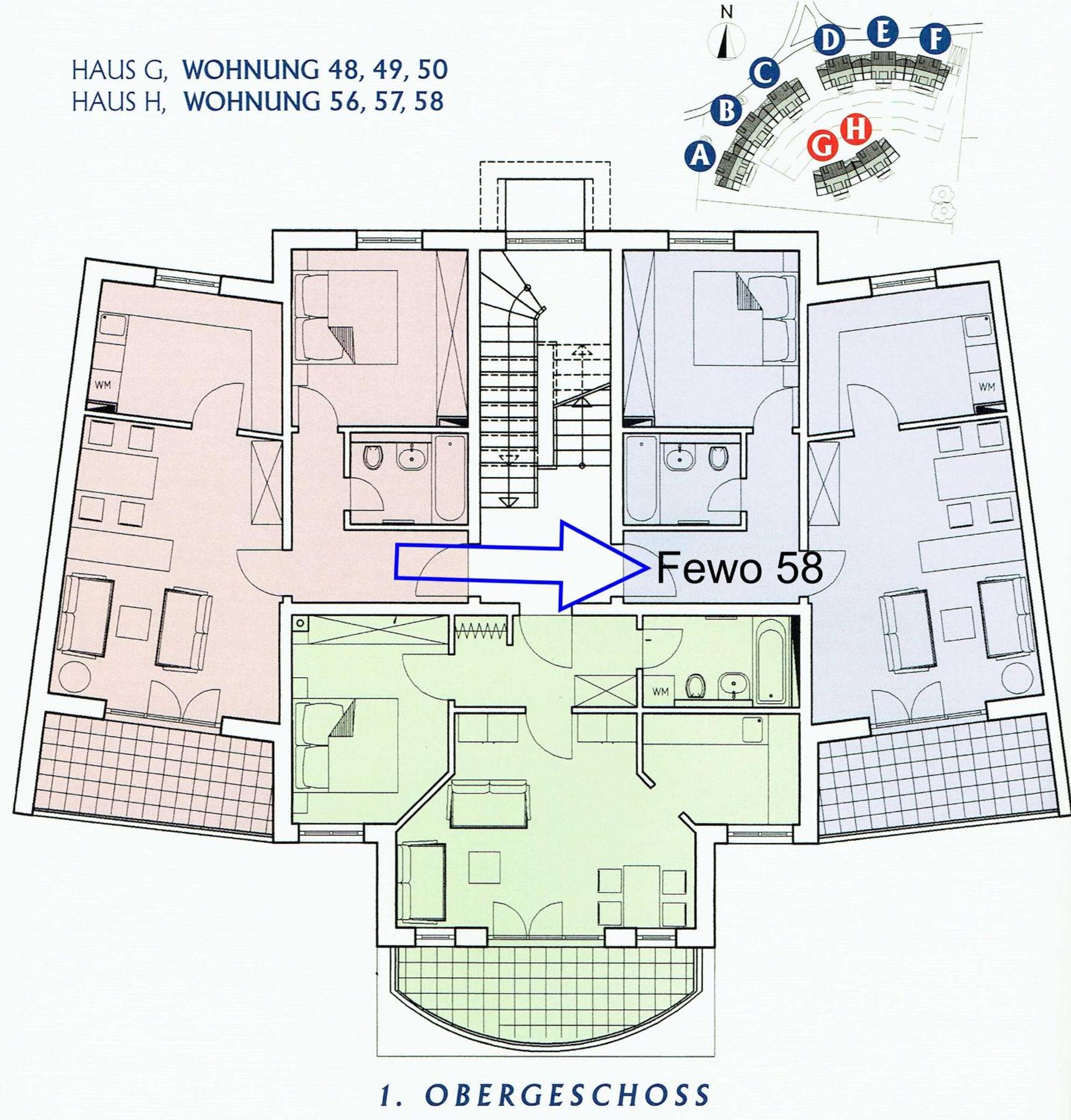 Residenz Bellevue Fewo 58 Fewo cc Herrmann view 4
