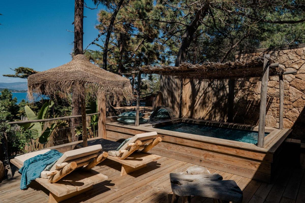 outdoor BBQ area