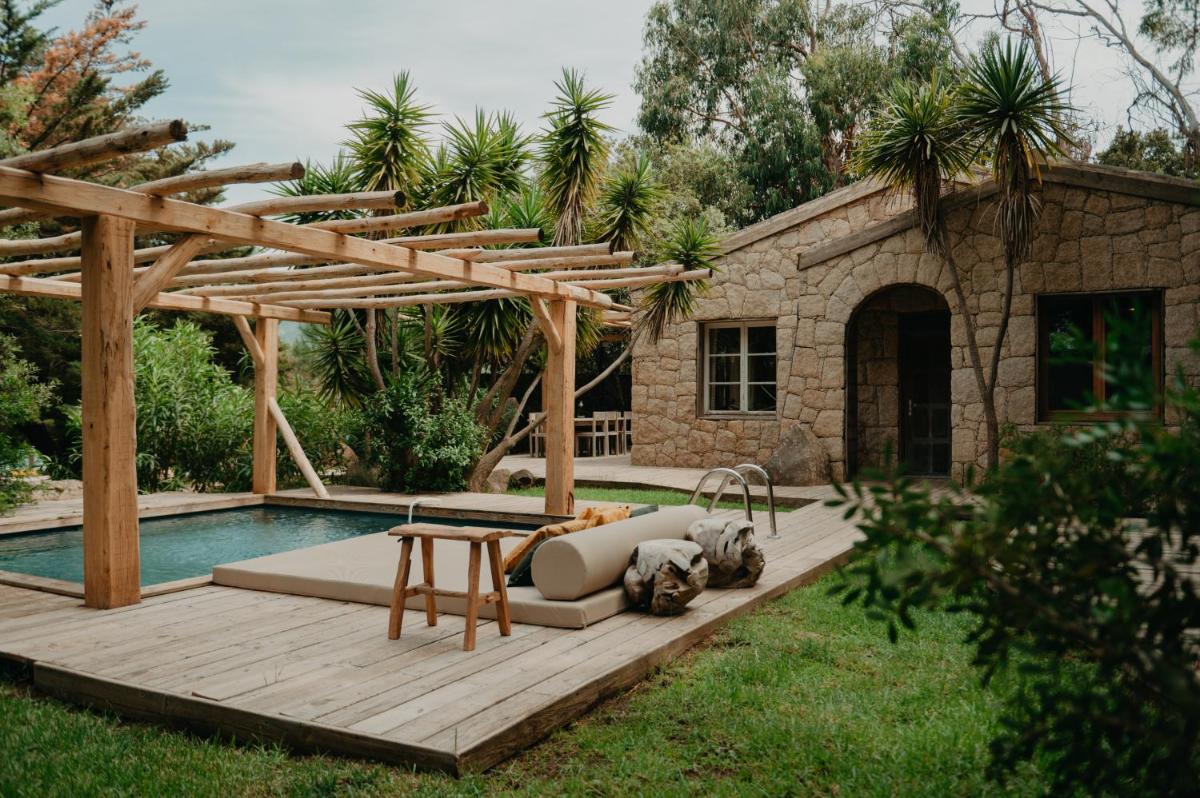 outdoor BBQ area