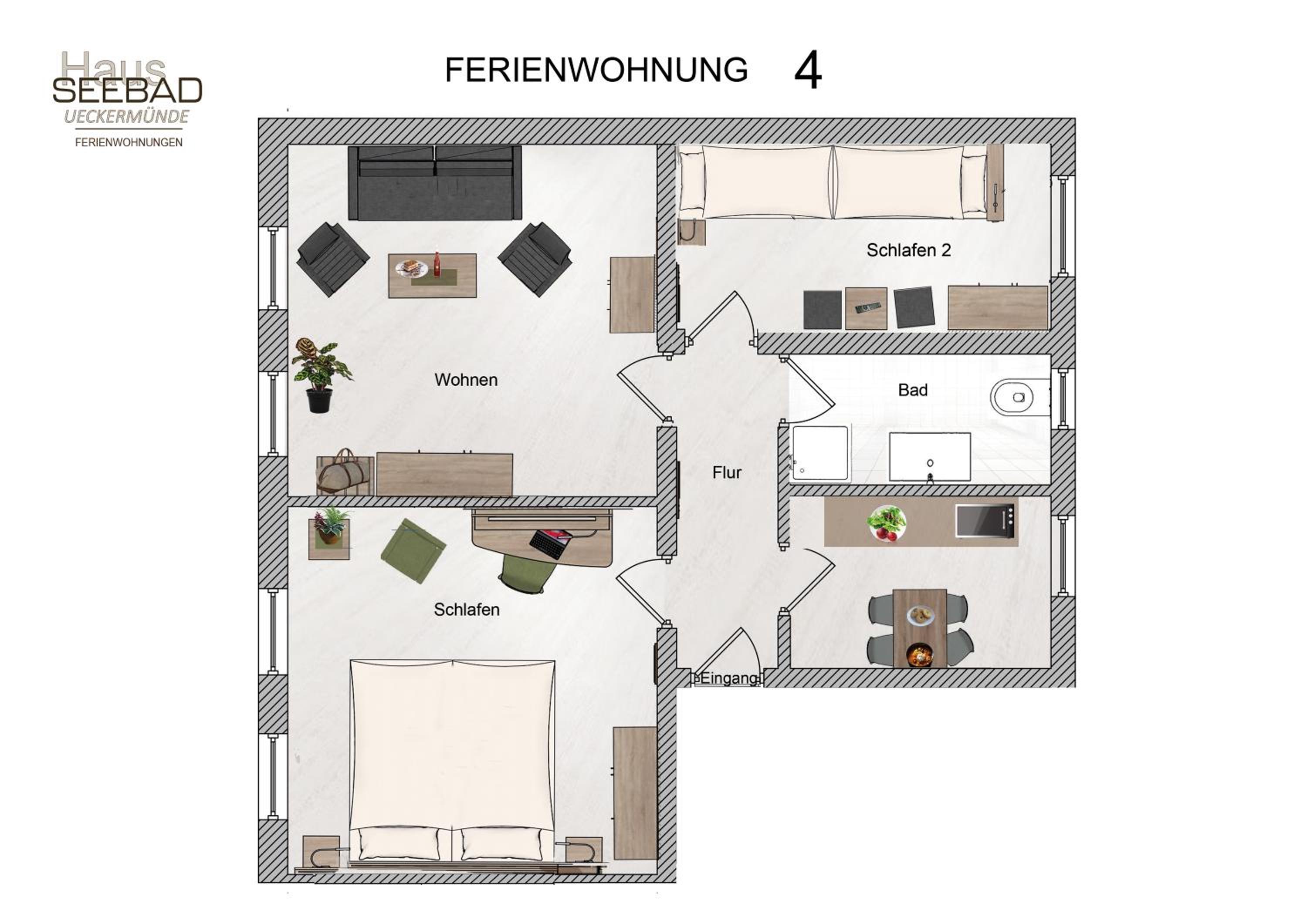 Ferienwohnungen Haus Seebad Ueckermünde