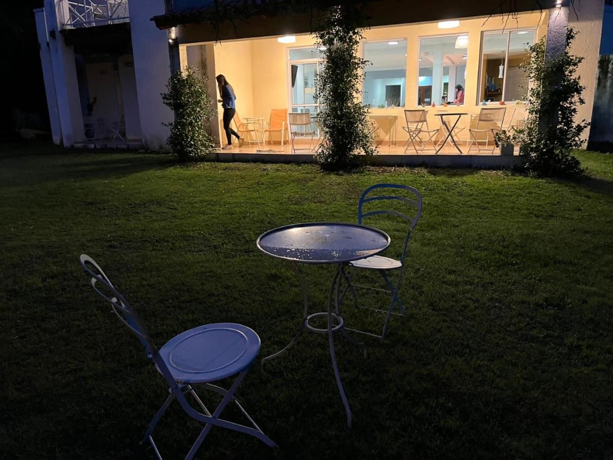 outdoor BBQ area