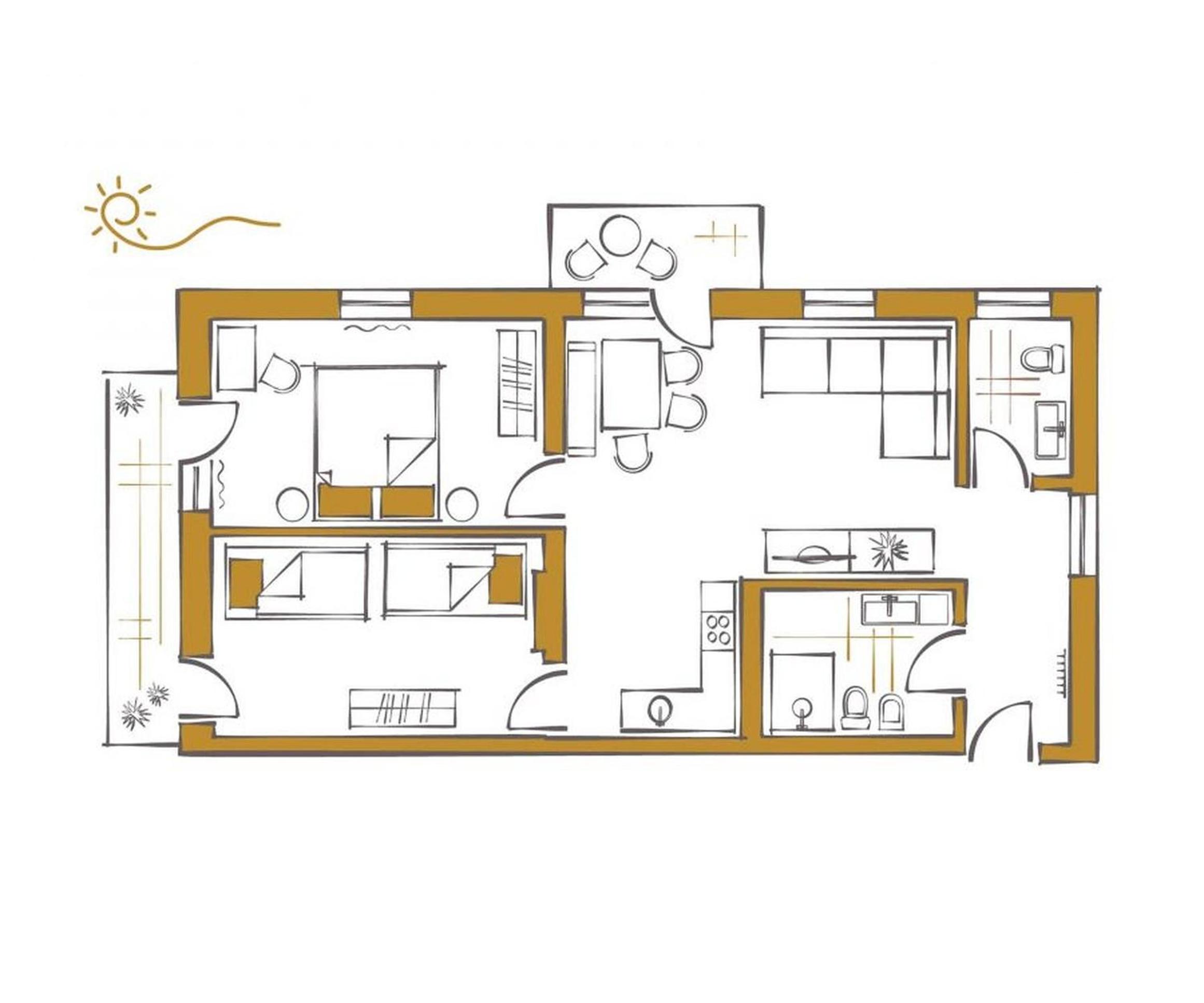Living Lerchna -Apartment Morgentau