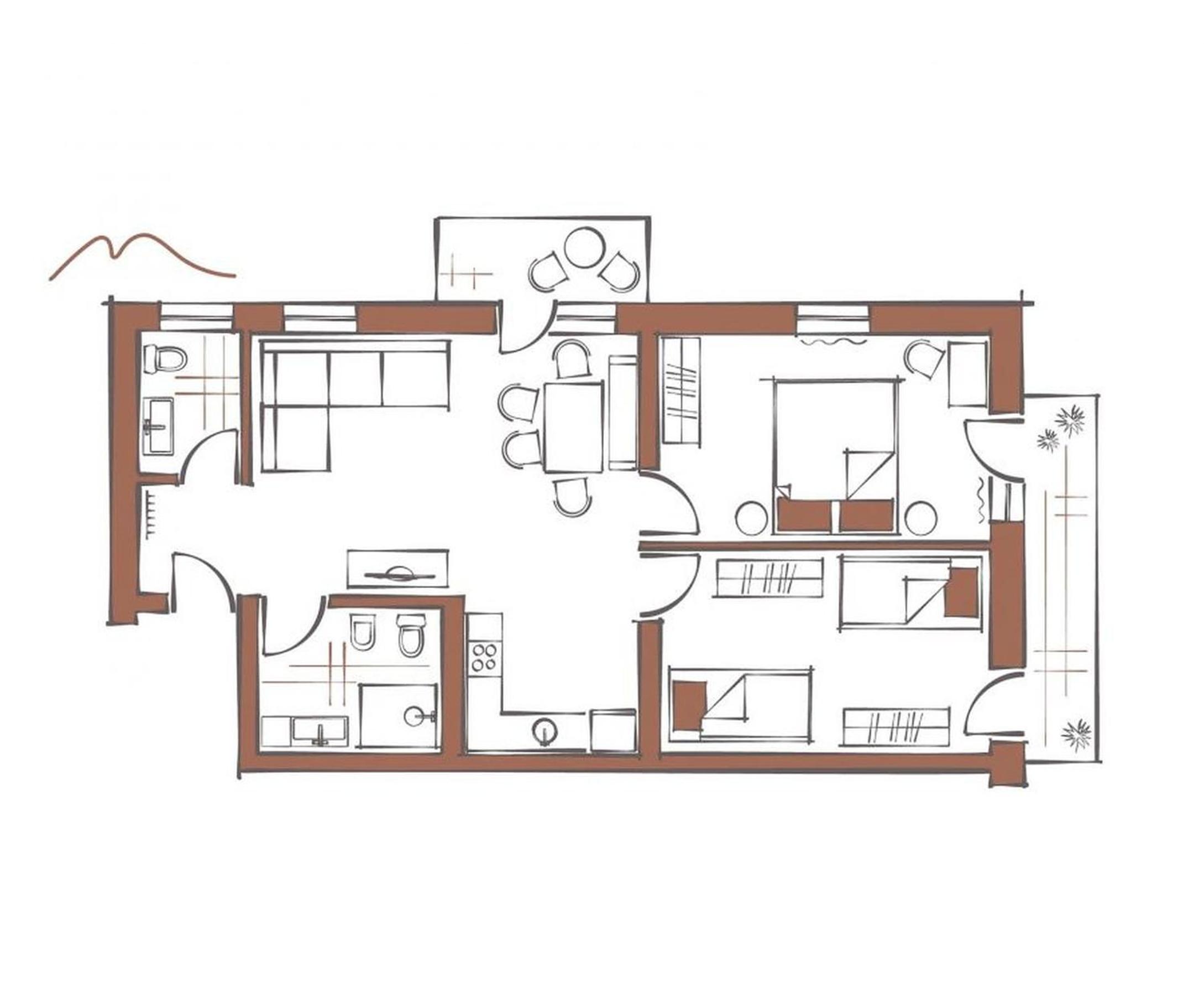 Living Lerchna - Apartment Abendrot