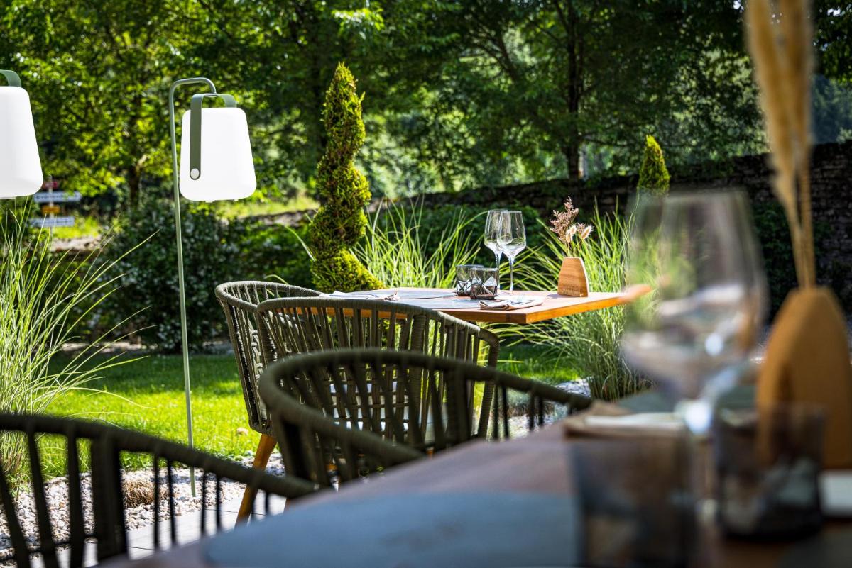 outdoor BBQ area