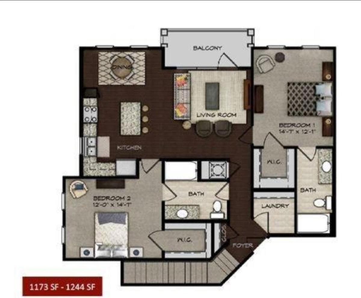 Lovely 2 Bedroom view 4