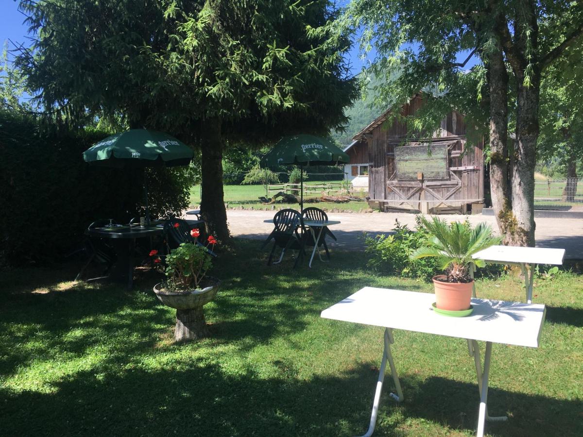 outdoor BBQ area