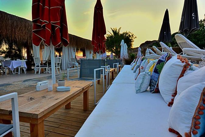 outdoor BBQ area
