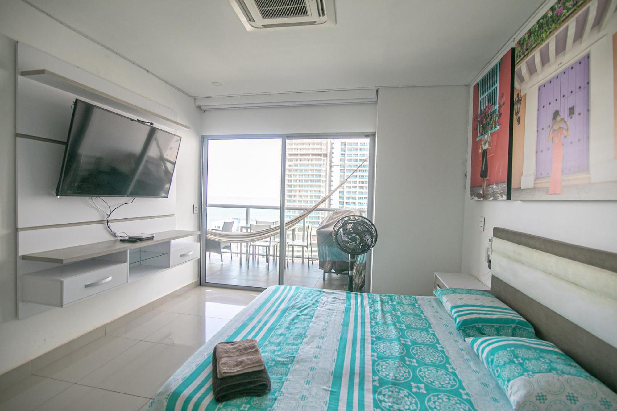 Apartamento Piso 18 Vista al Mar en Cartagena