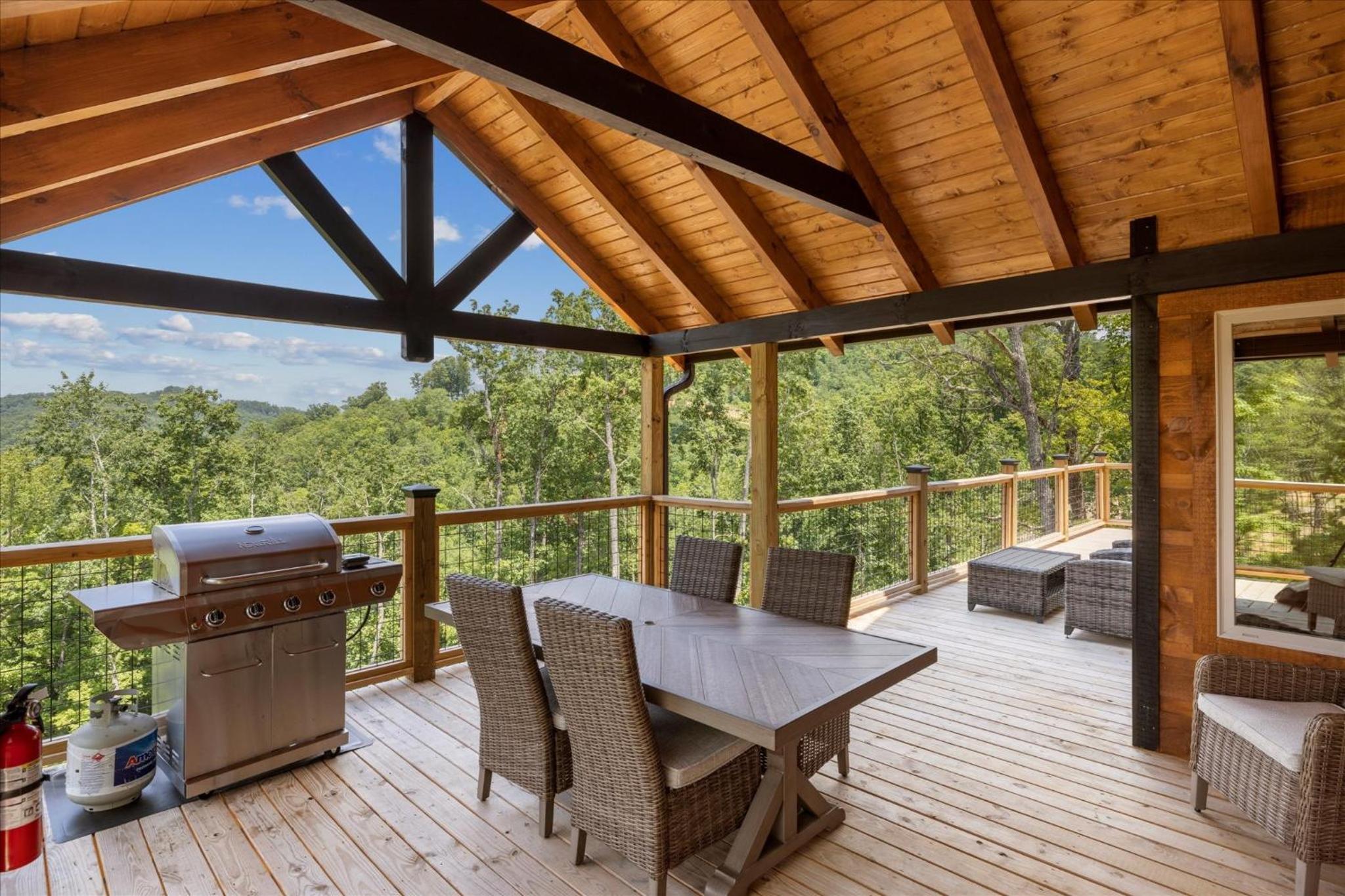 Red Sky Ridge cabin view 3