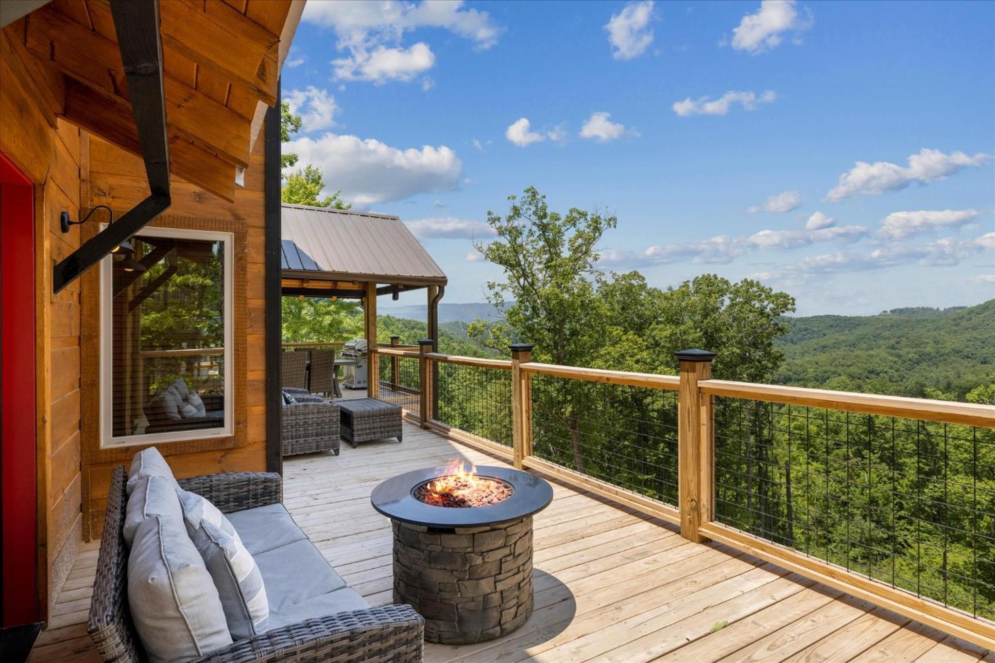 Red Sky Ridge cabin view 5