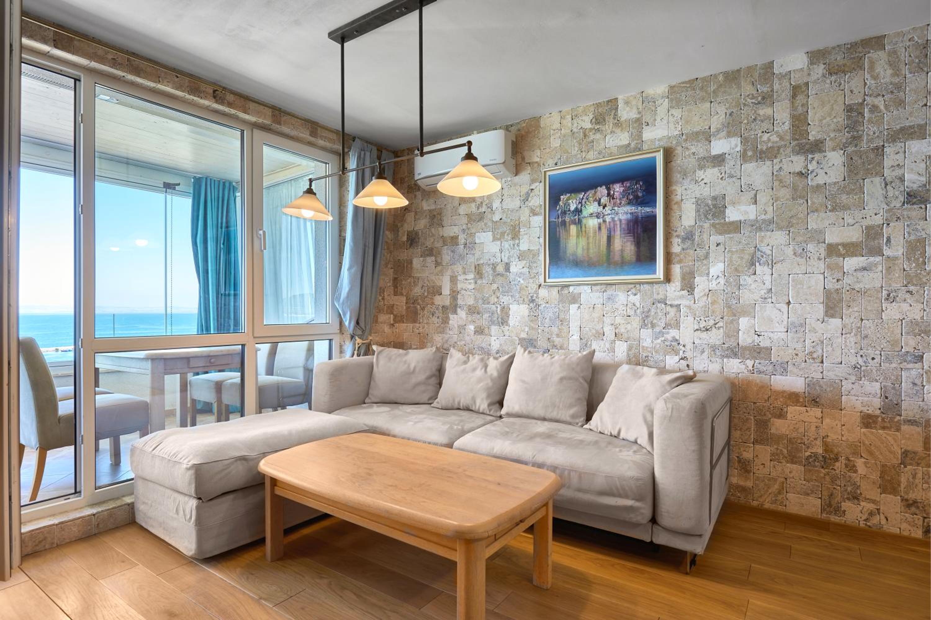 Fancy 1BD Apartment with Spacious Terrace and Marvelous Sea View view 2