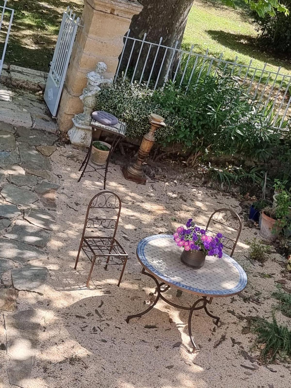 outdoor BBQ area