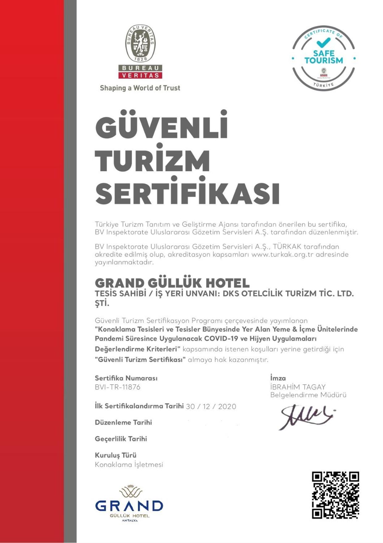 Grand Gulluk Hotel & Spa City Cender Antalya - Image 46