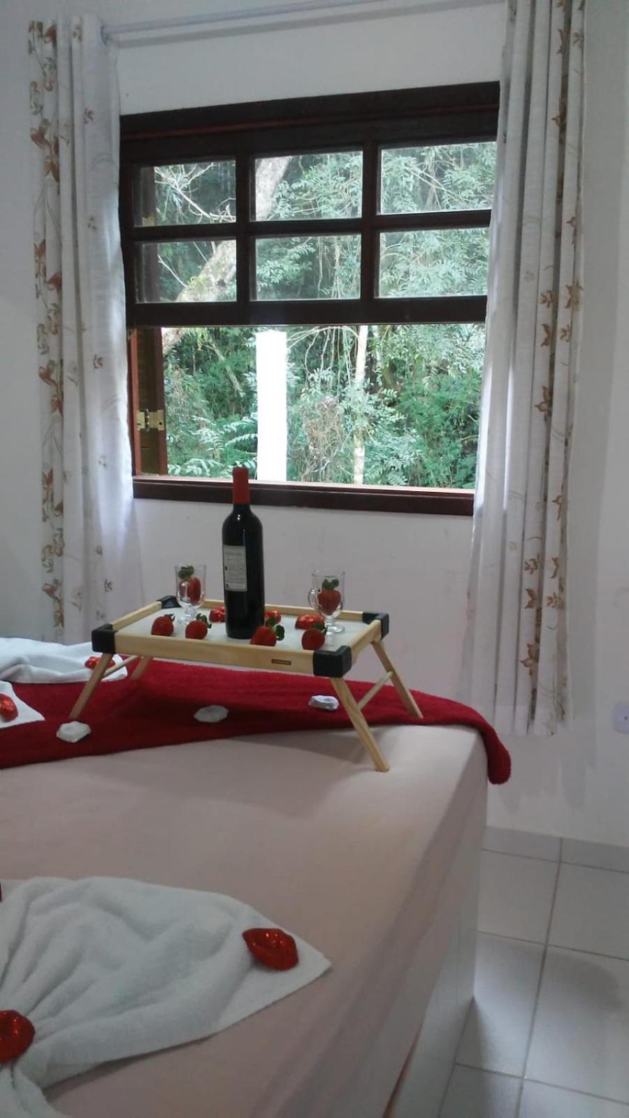 Casa da Vovó na Pousada Sitio Pauletto - com Cozinha, Churrasqueira e Decoração