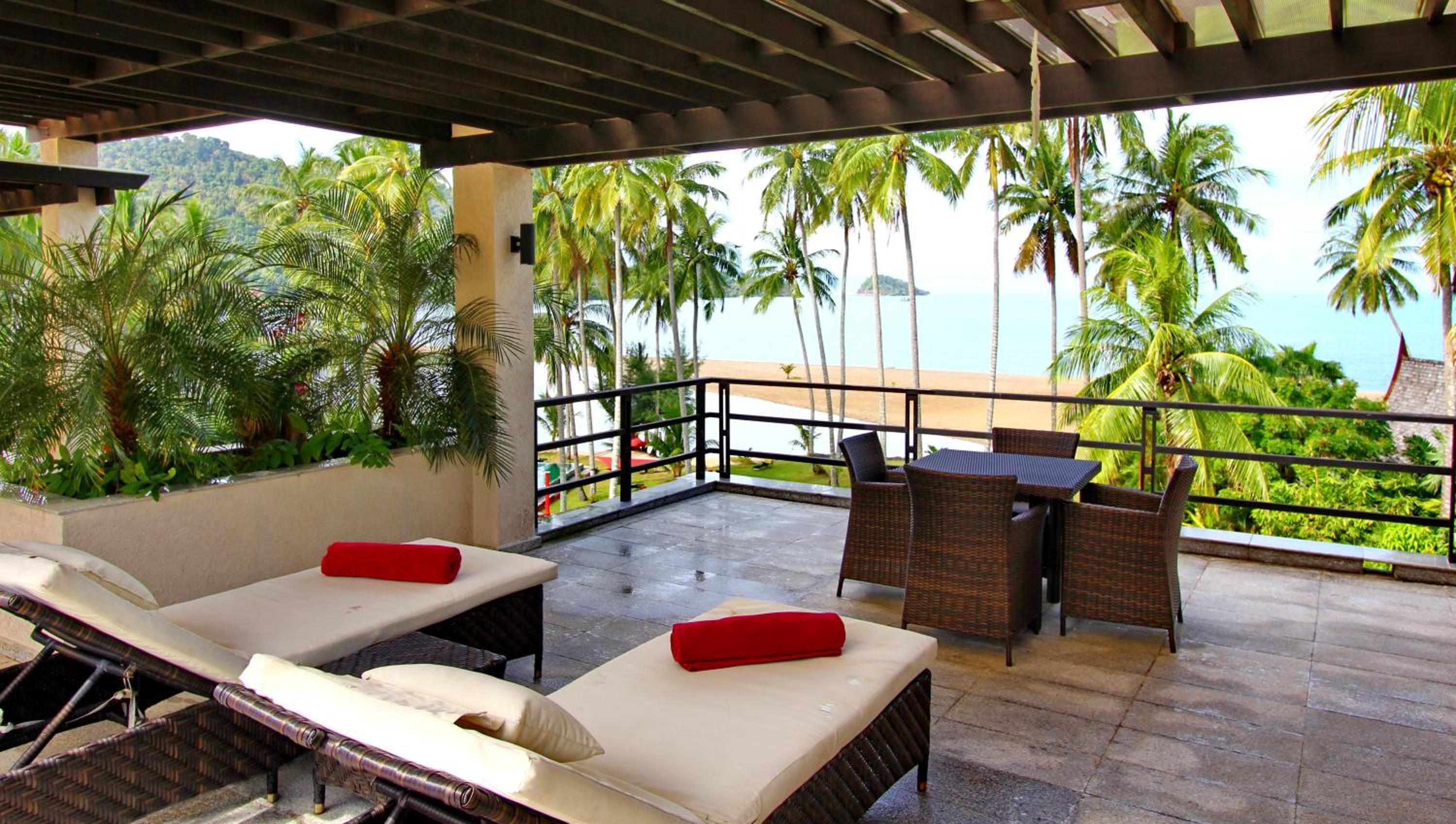 outdoor BBQ area