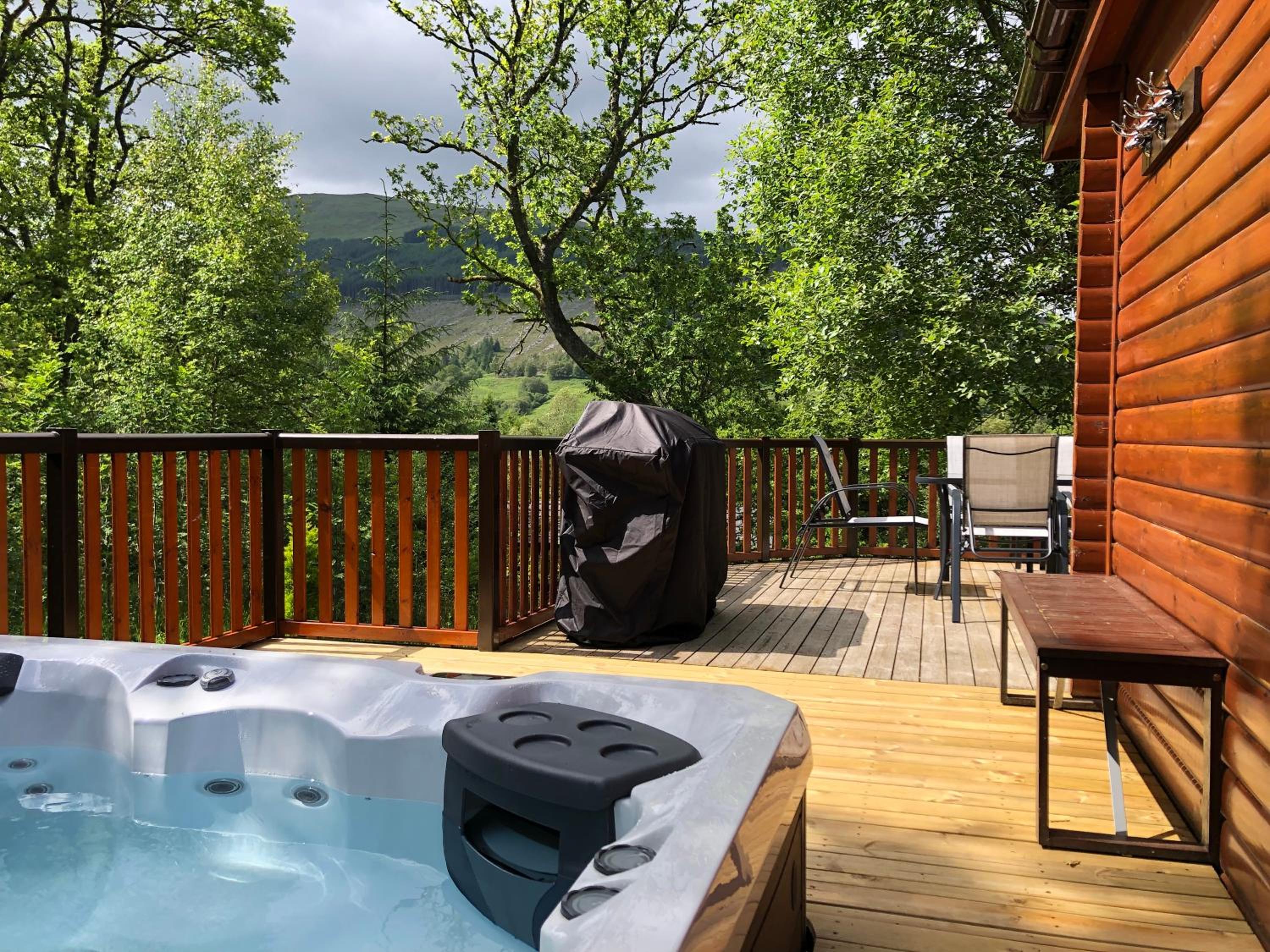 Balquhidder Braes Holiday Park Lodges, mostly with Hot Tubs and pet friendly, EV facilities view 3
