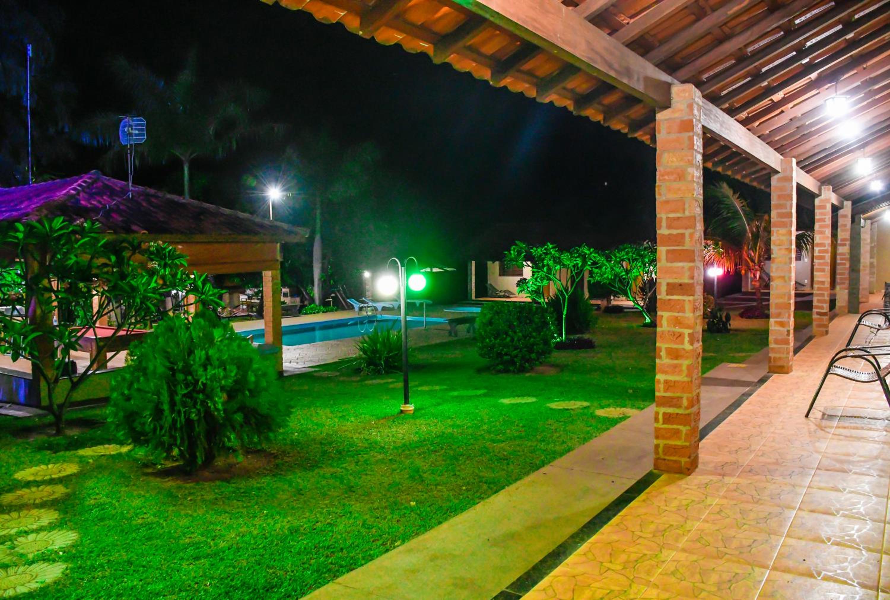 outdoor BBQ area
